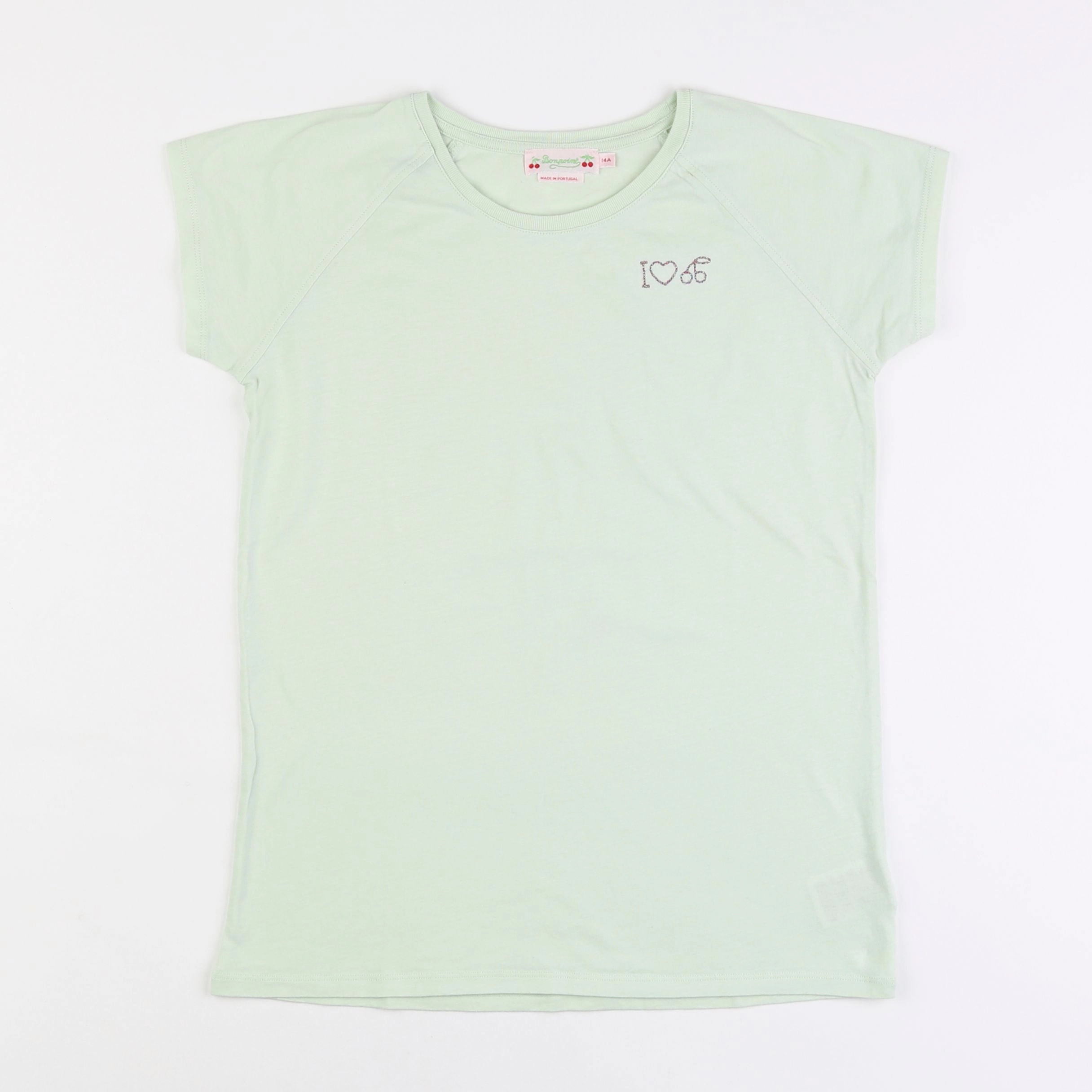 Bonpoint - tee-shirt vert - 14 ans