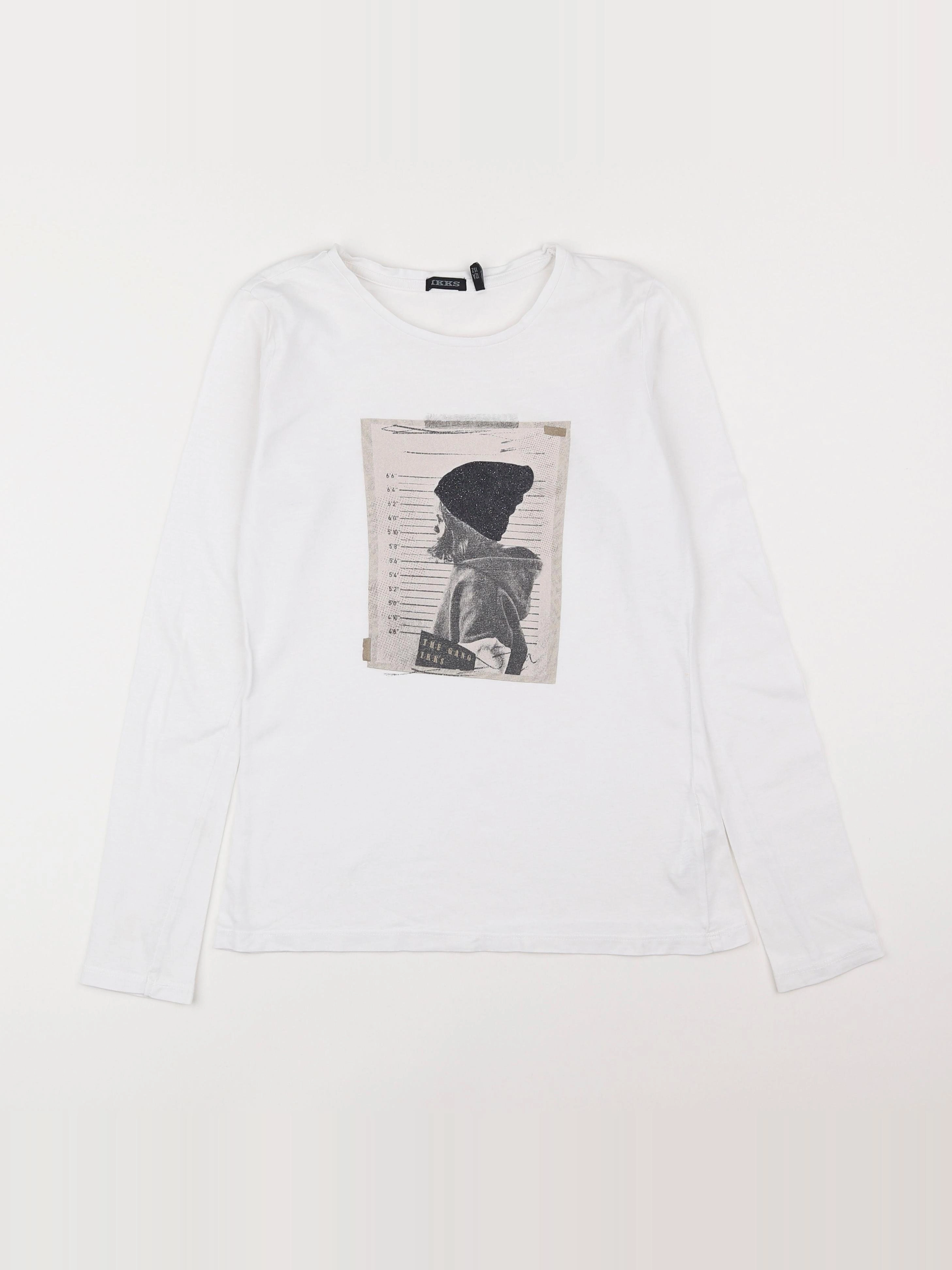 IKKS - tee-shirt blanc - 12 ans