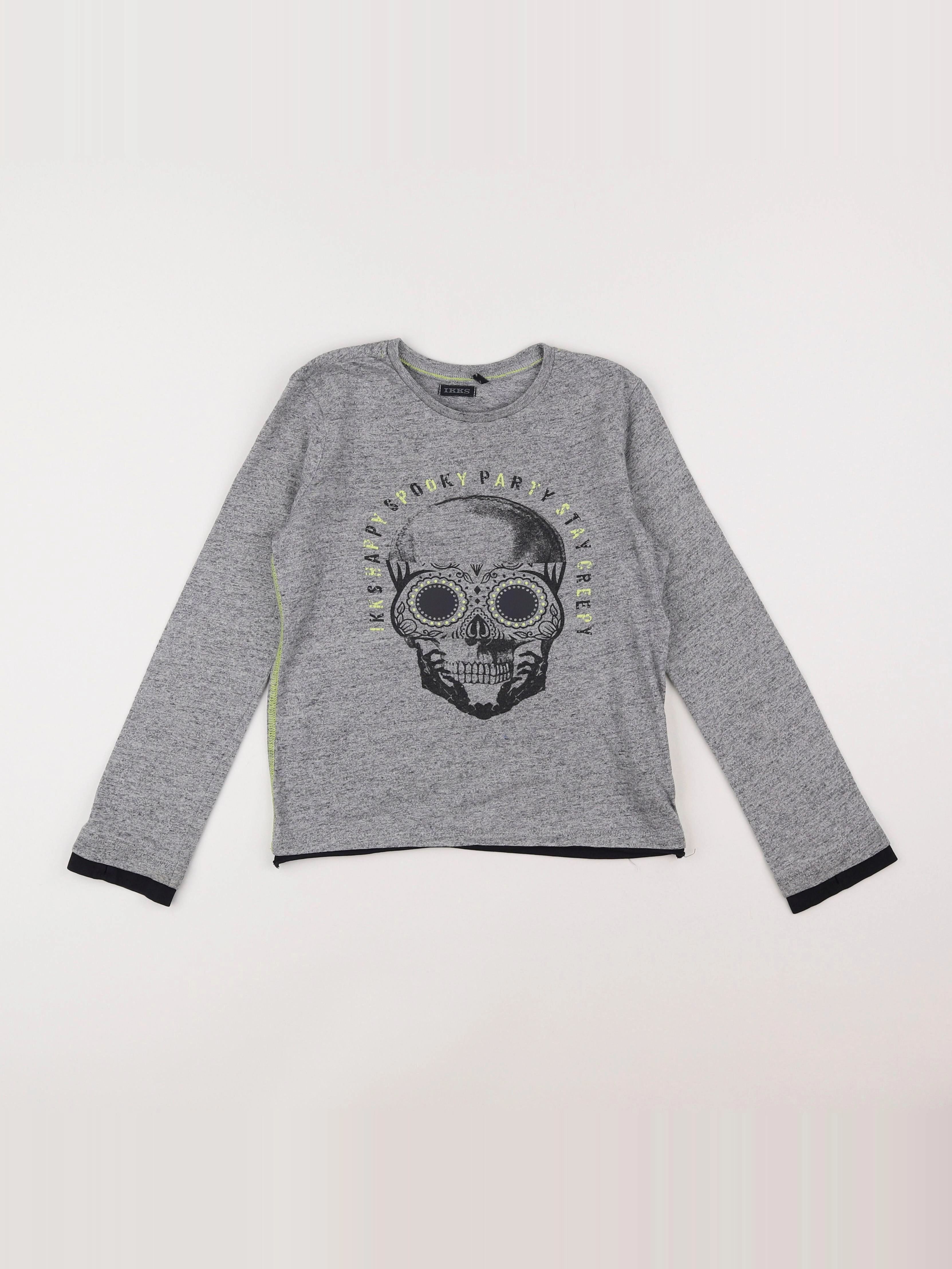 IKKS - tee-shirt gris - 6 ans