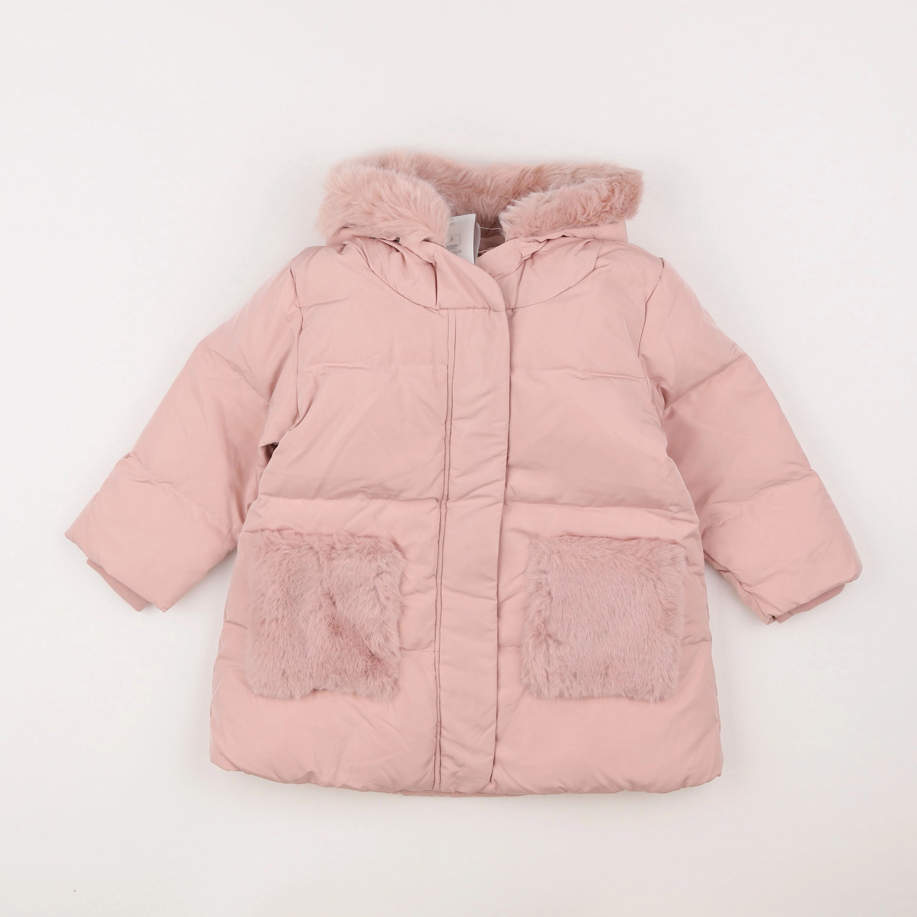 Zara - parka rose - 3/4 ans