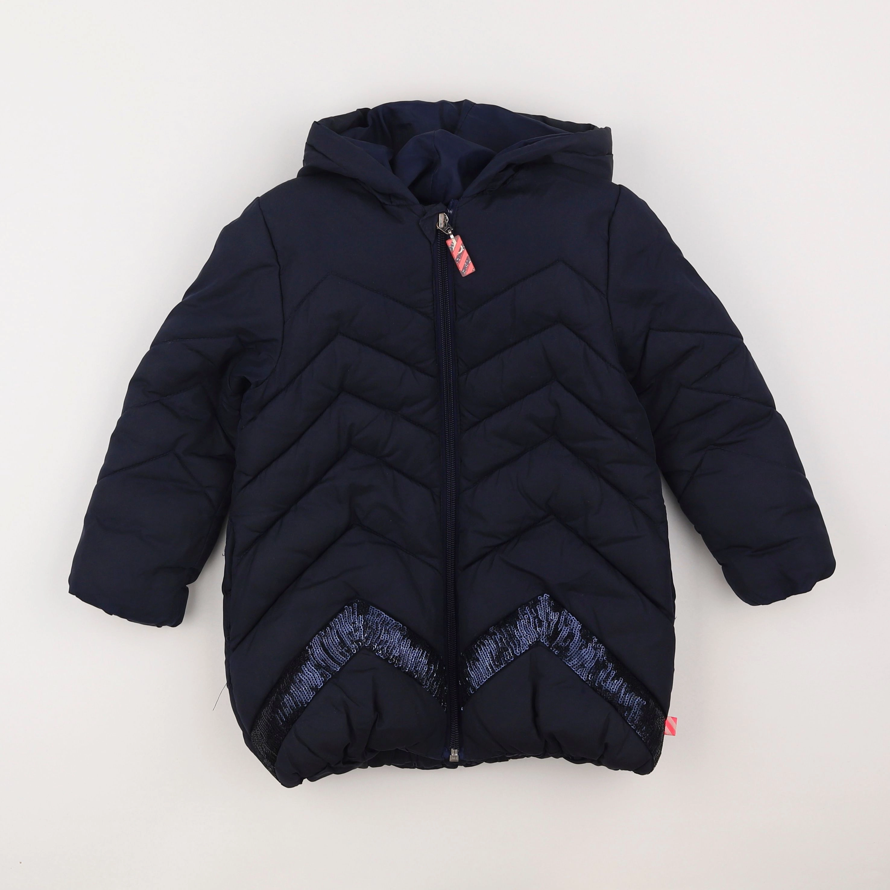 Billie Blush - parka bleu - 3 ans