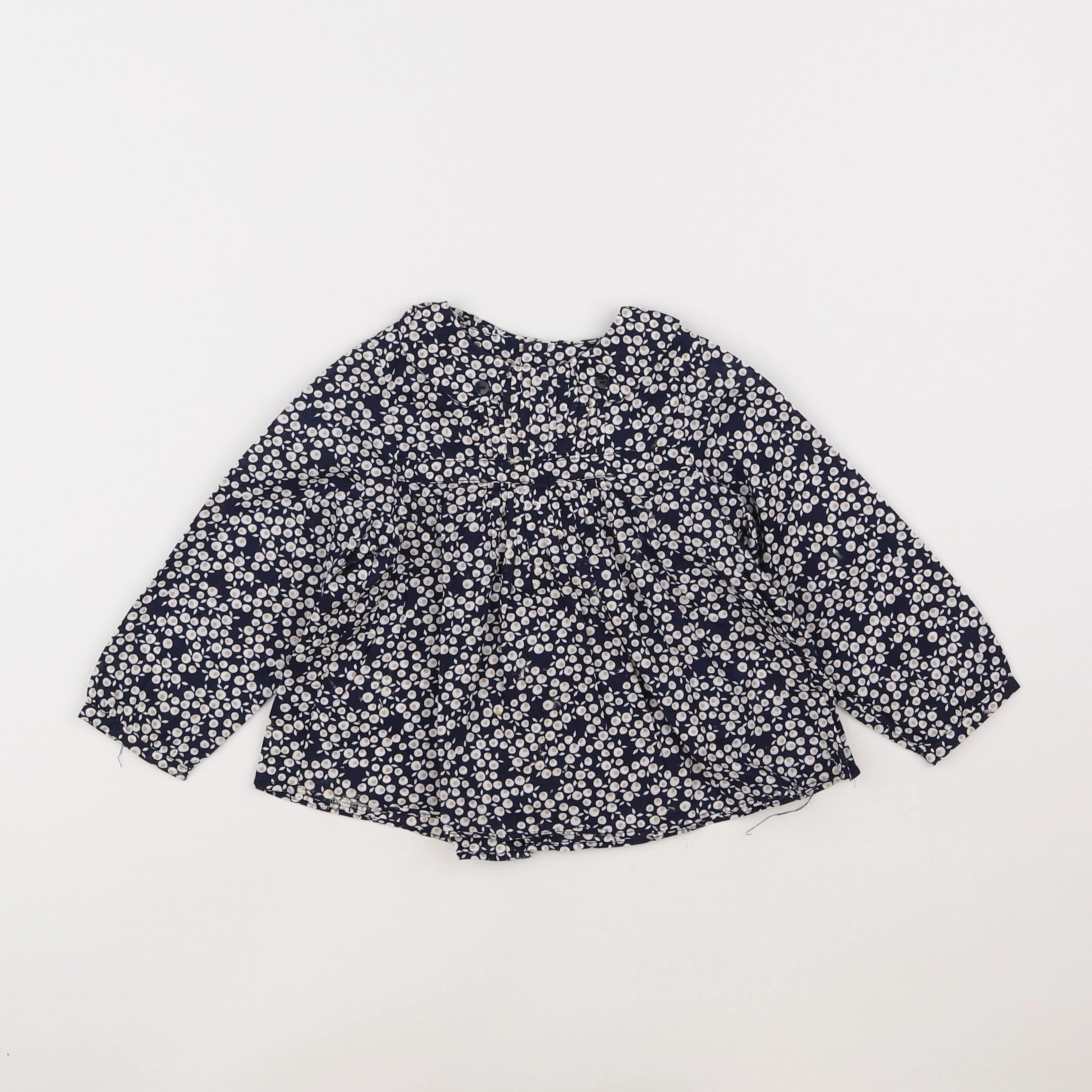 Jacadi - blouse bleu - 18 mois