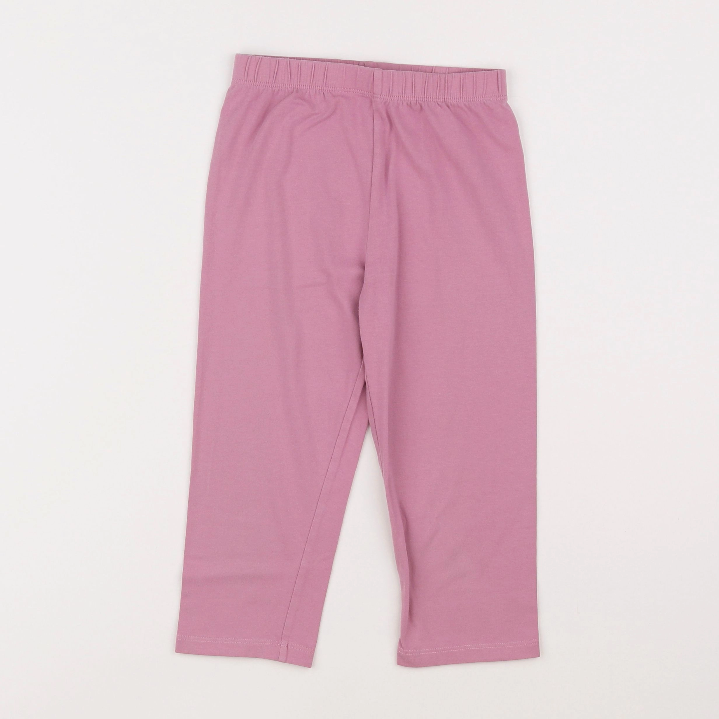 Vertbaudet - legging court rose - 8 ans