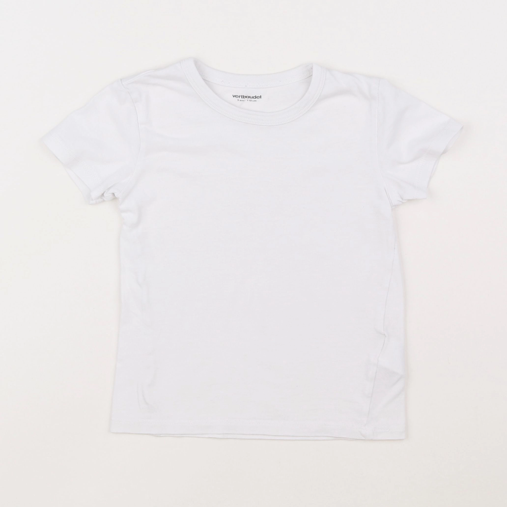 Vertbaudet - maillot de corps blanc - 5 ans