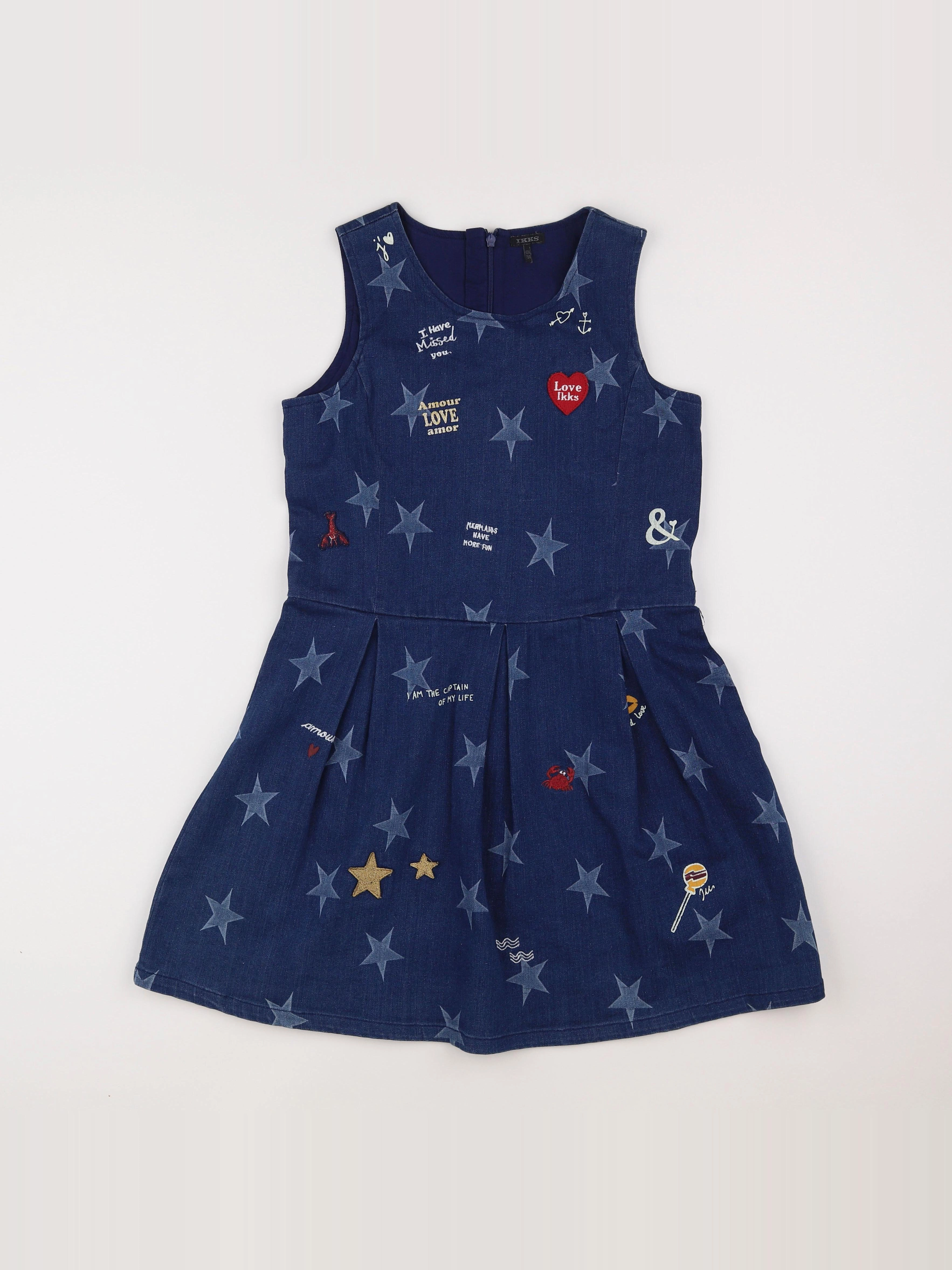 IKKS - robe bleu - 12 ans
