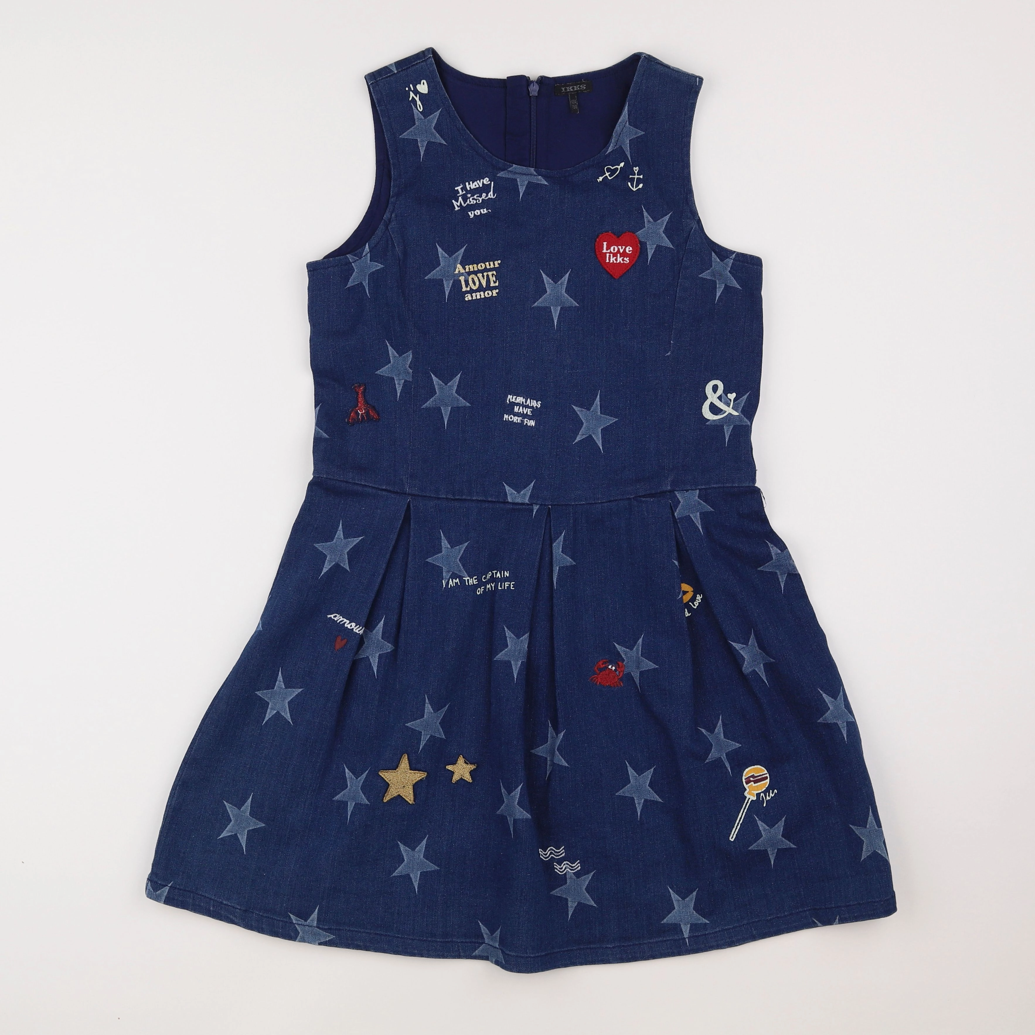 IKKS - robe bleu - 12 ans