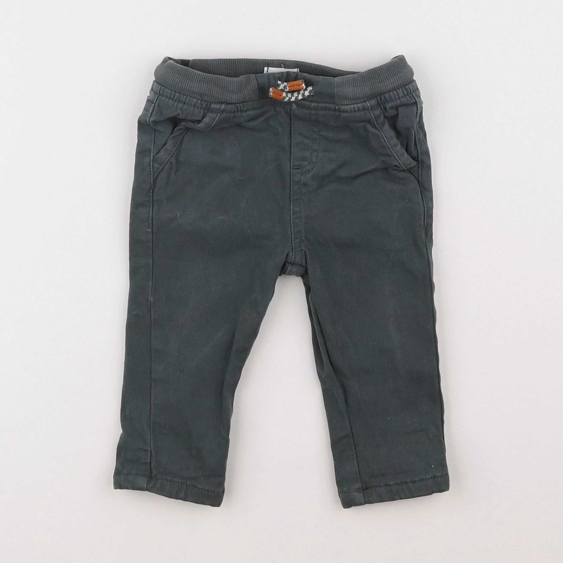 Vertbaudet - pantalon vert - 12 mois