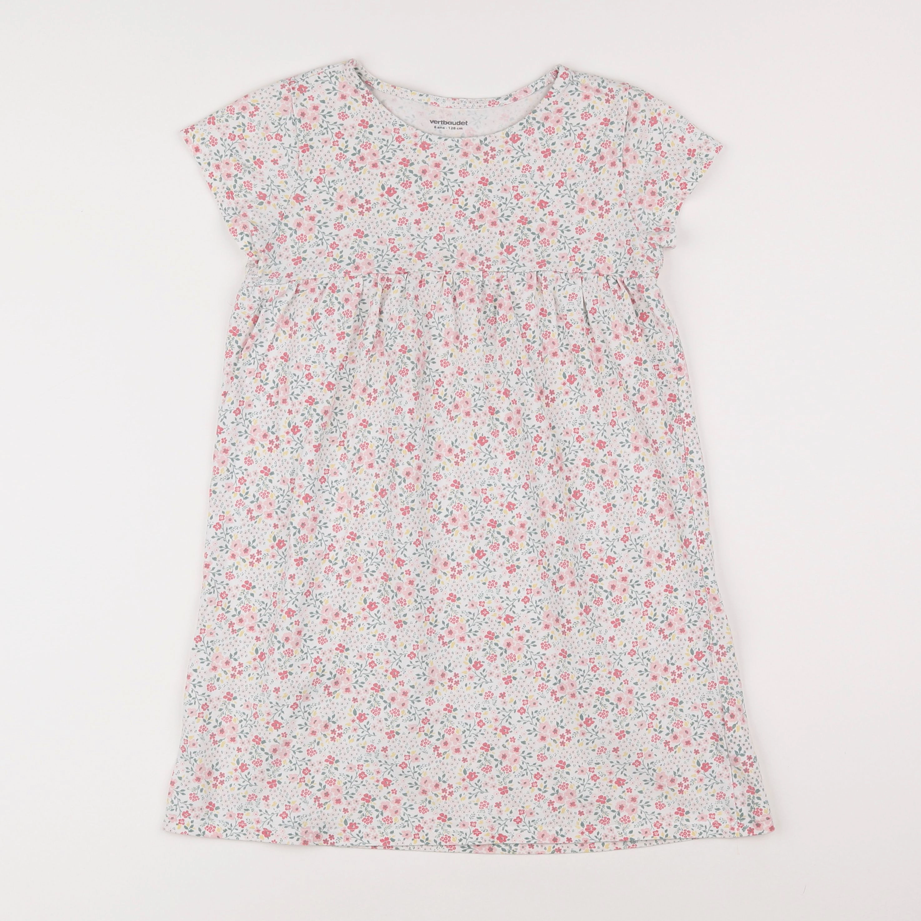 Vertbaudet - robe multicolore - 8 ans