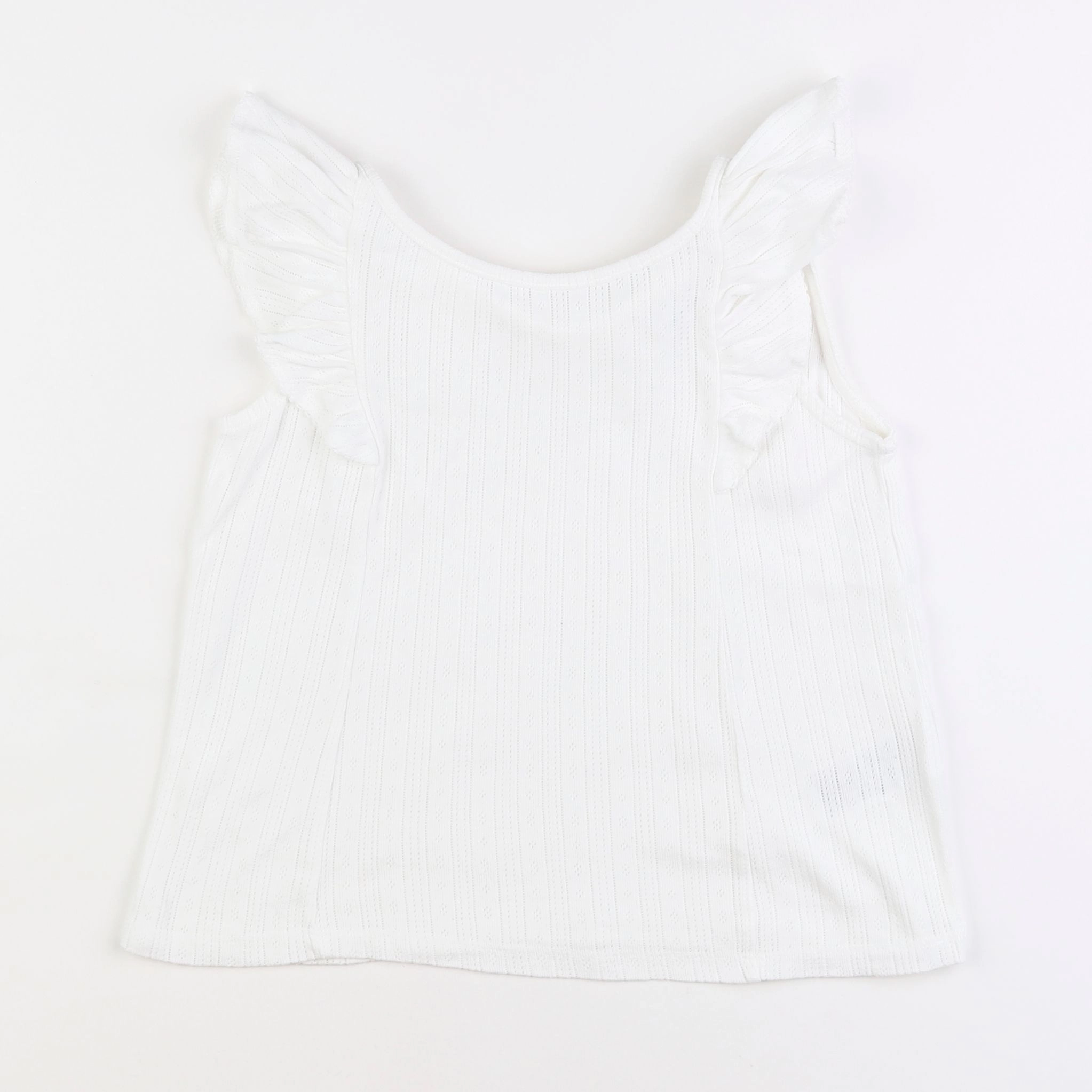 Vertbaudet - tee-shirt blanc - 6 ans