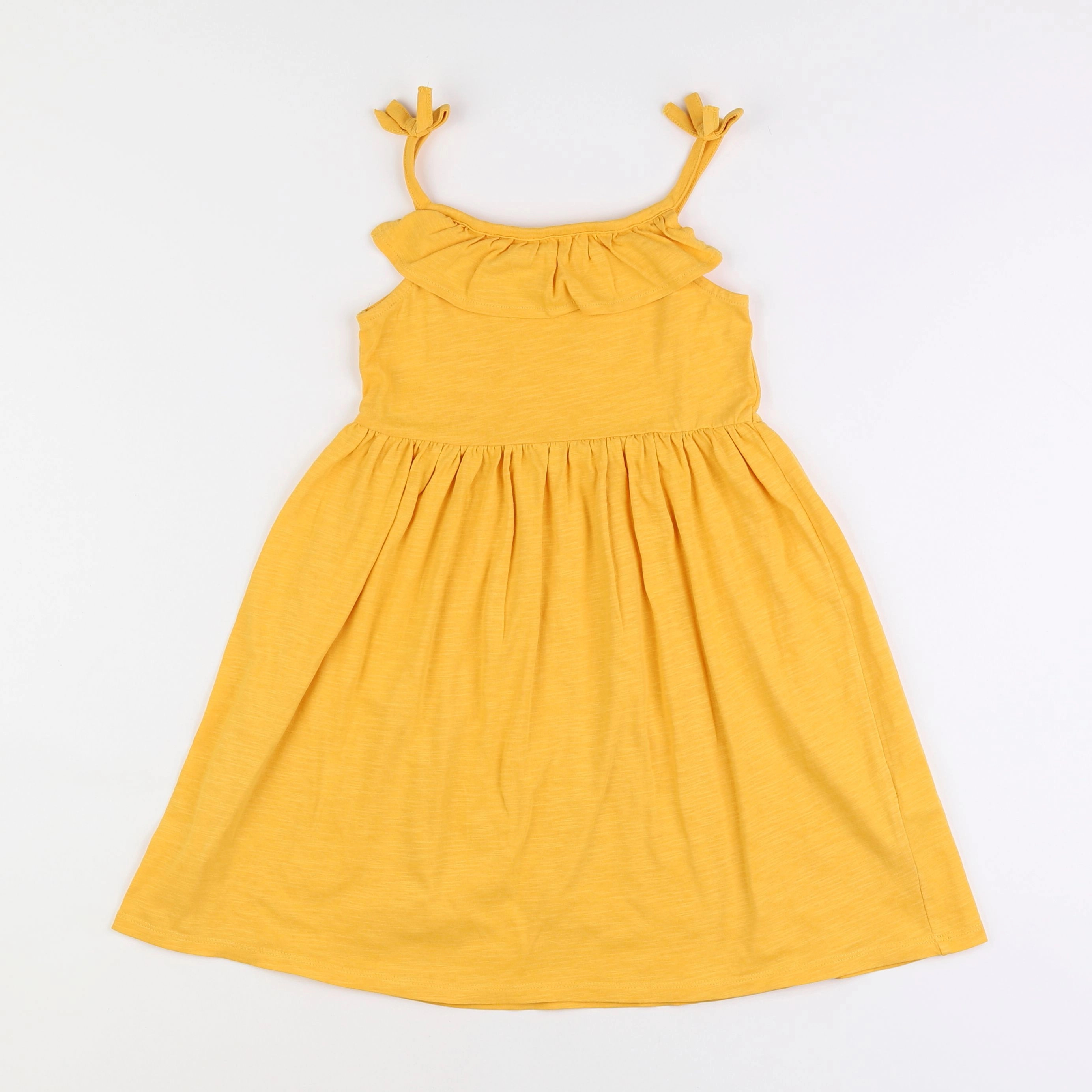 Vertbaudet - robe jaune - 6 ans