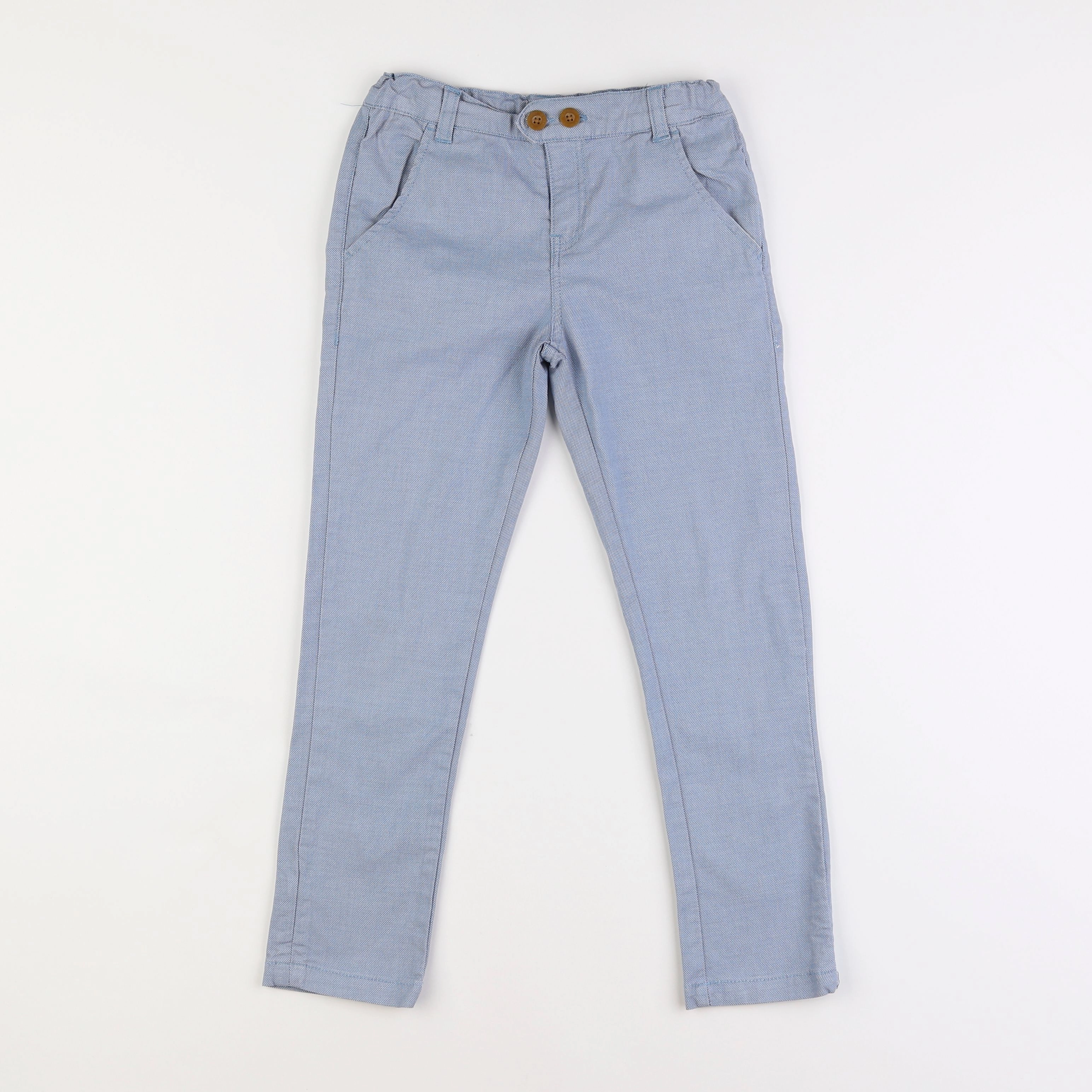 Vertbaudet - pantalon bleu - 7 ans