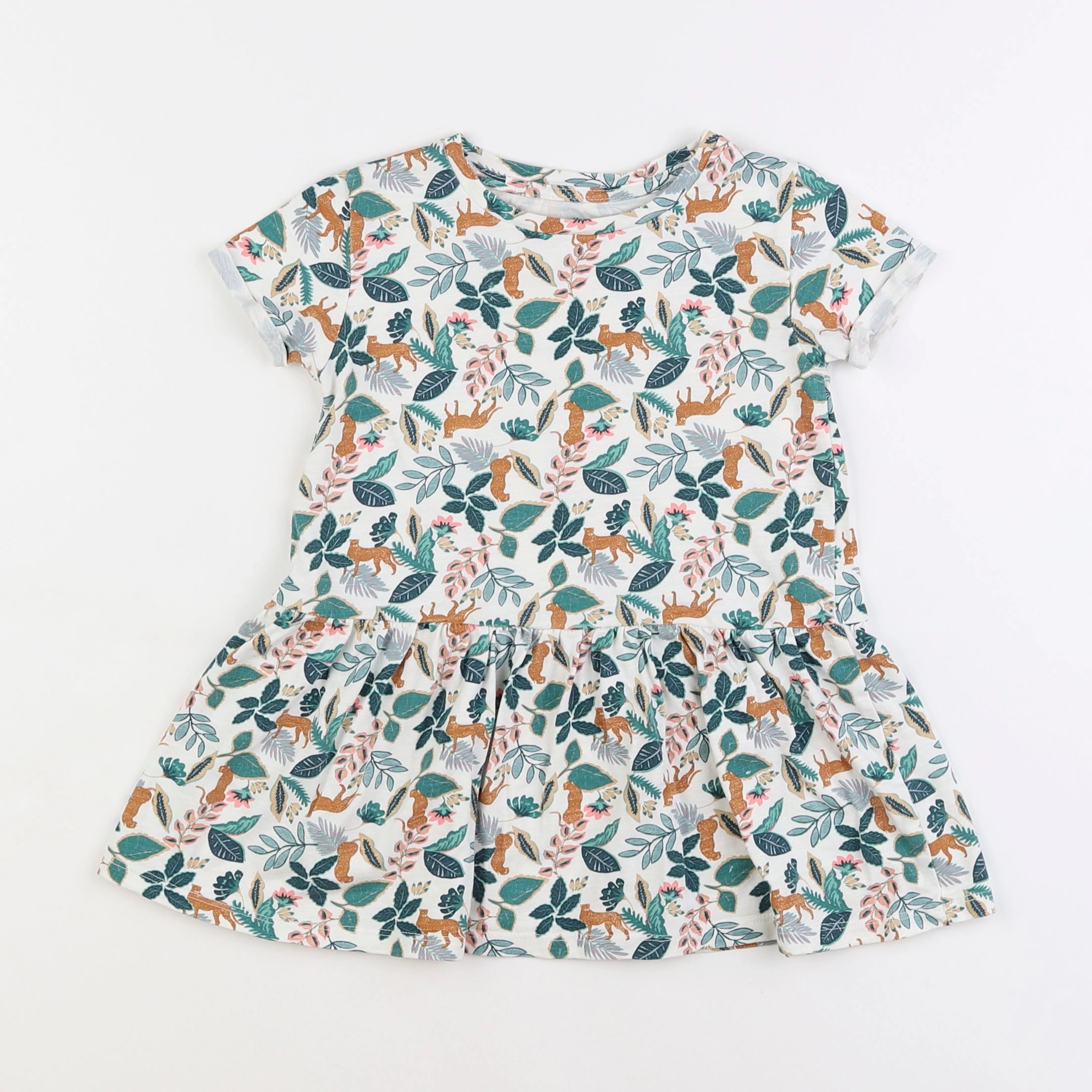 Vertbaudet - robe multicolore - 3 ans