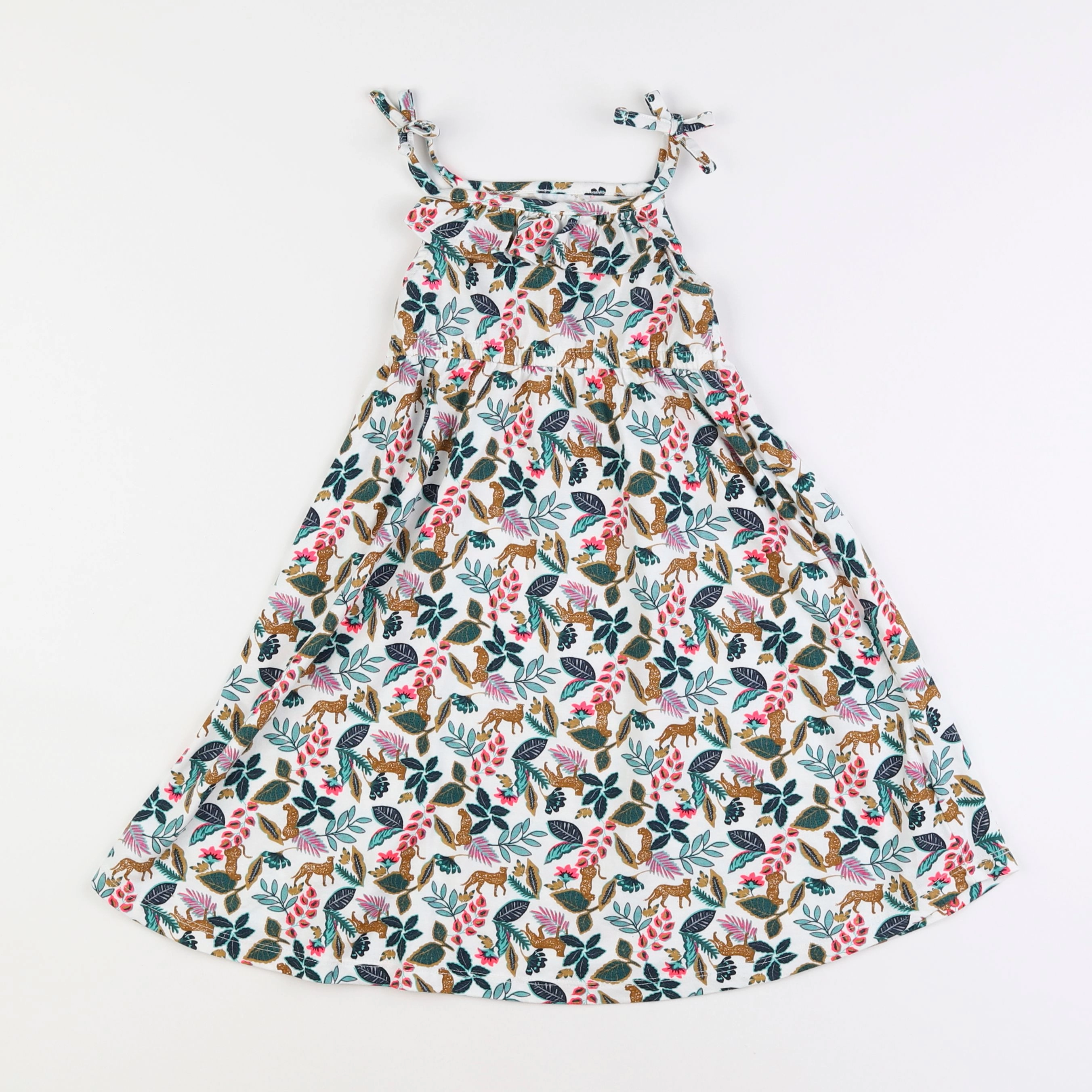 Vertbaudet - robe multicolore - 3 ans