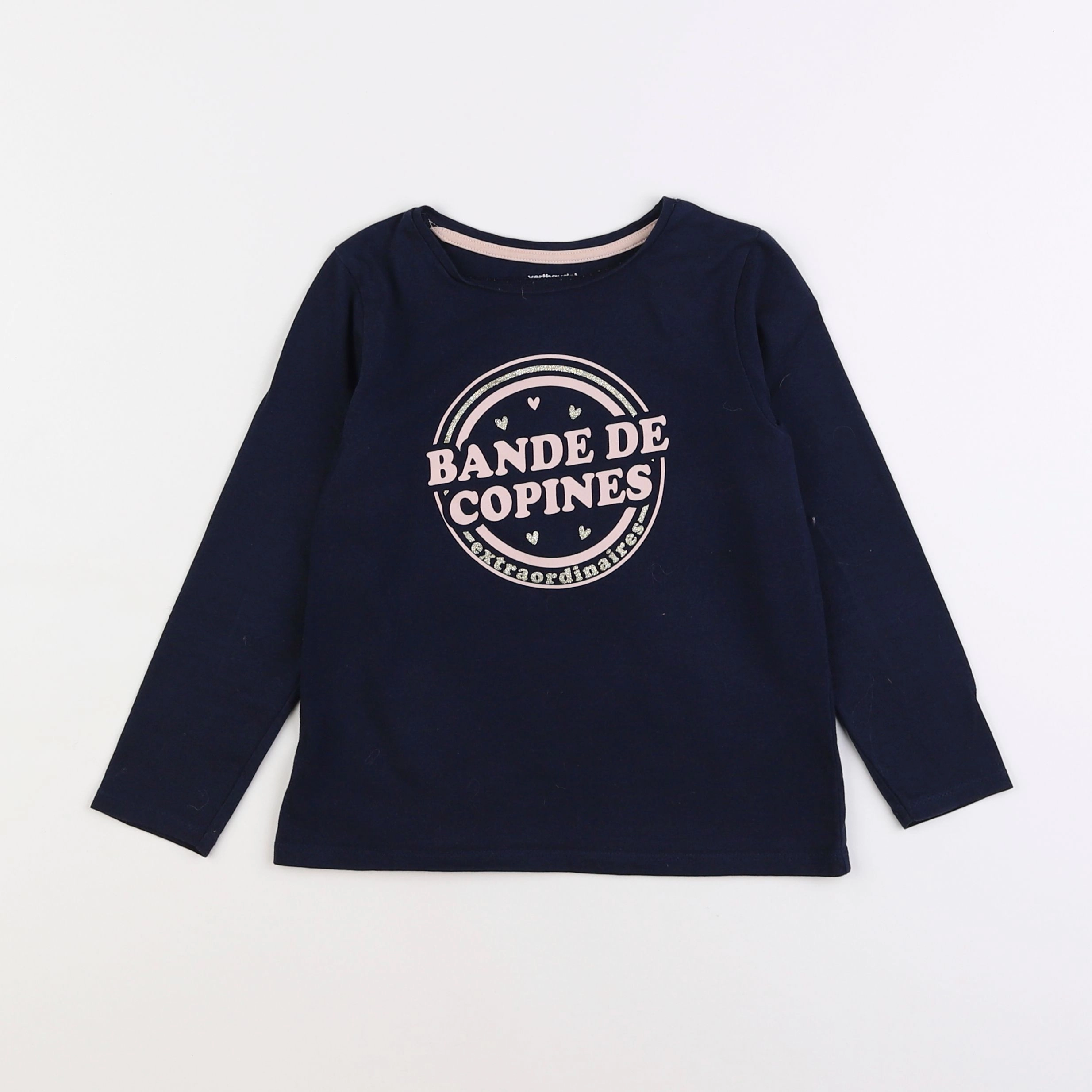 Vertbaudet - tee-shirt bleu - 6 ans
