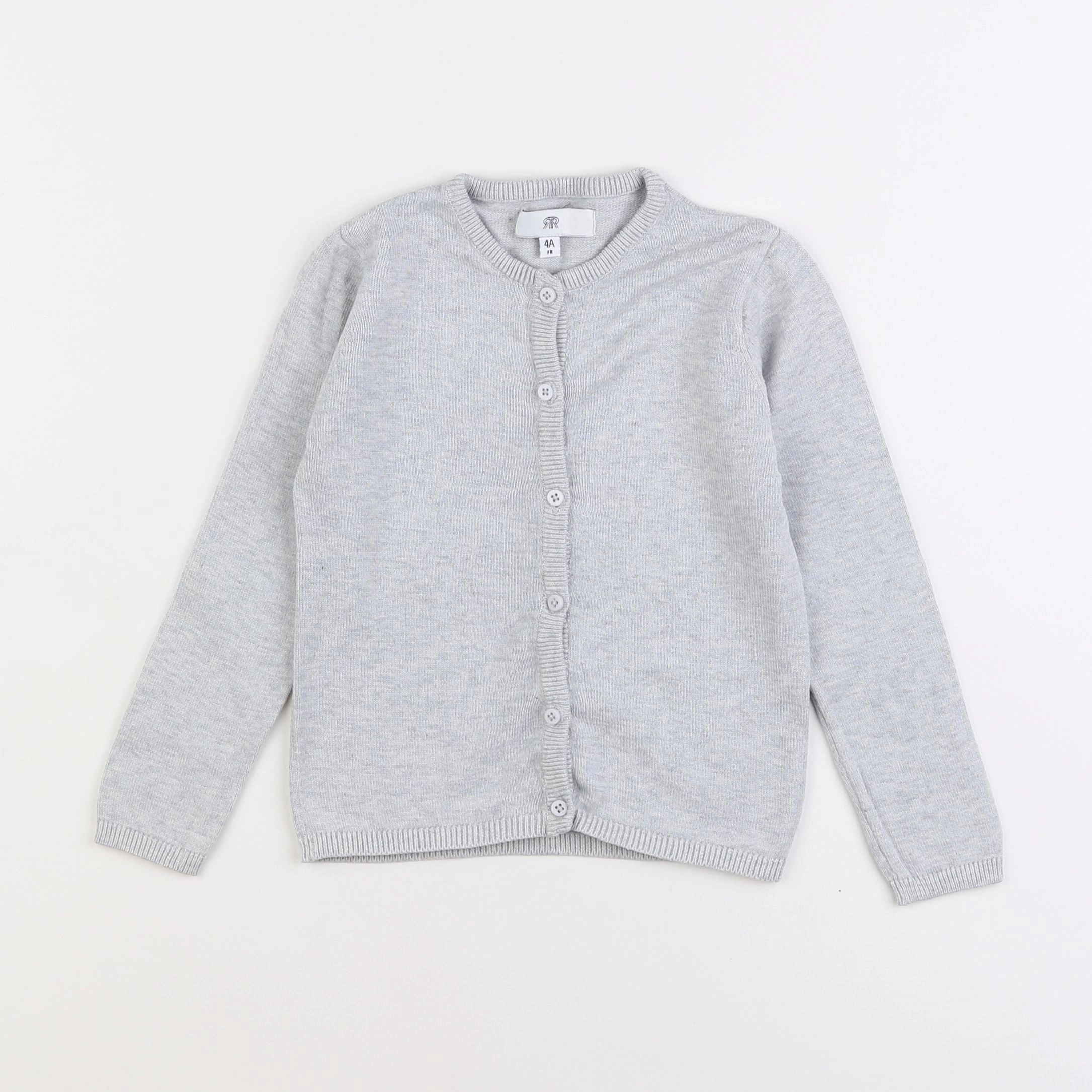 La Redoute - gilet gris - 4 ans