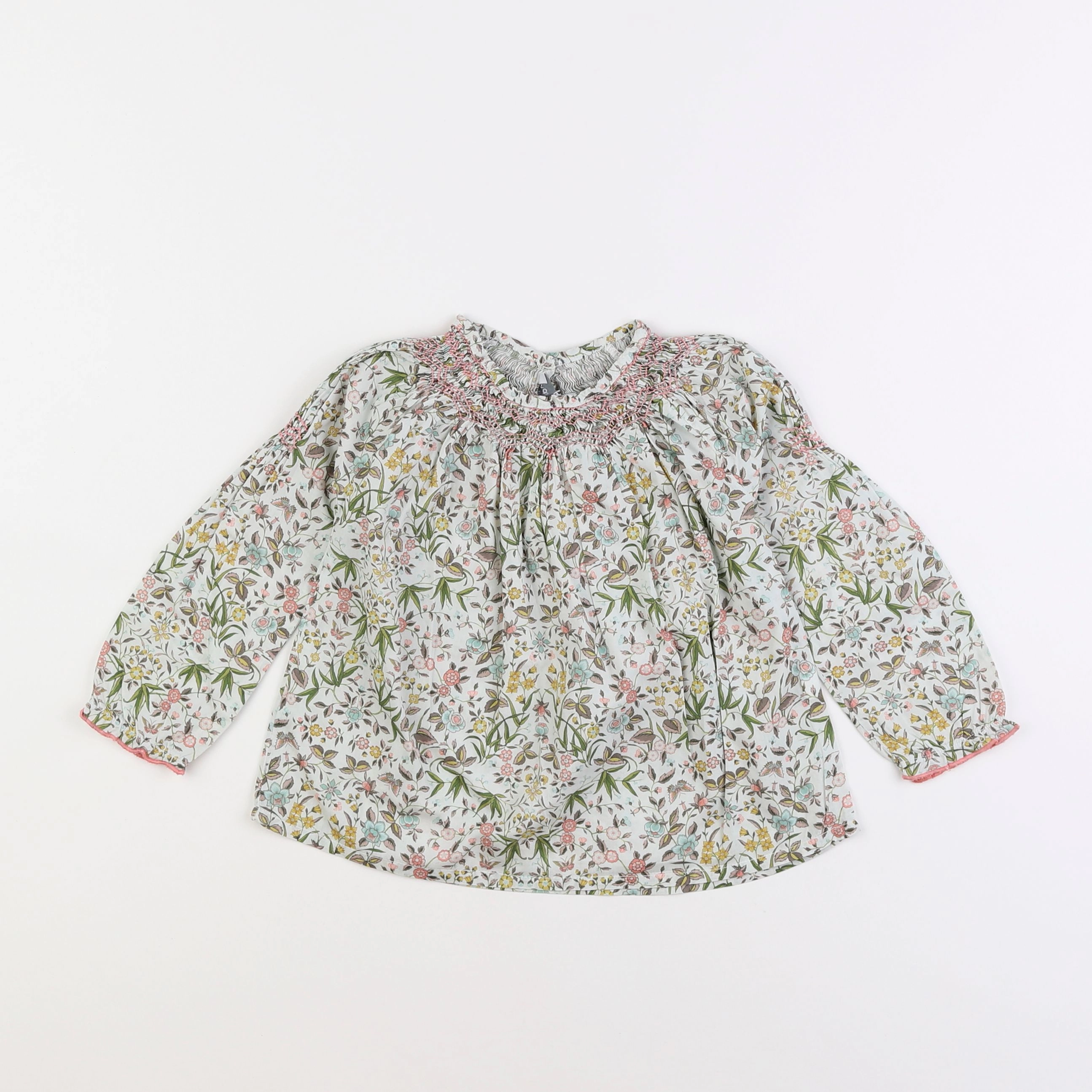 Marie Puce - blouse multicolore - 4 ans