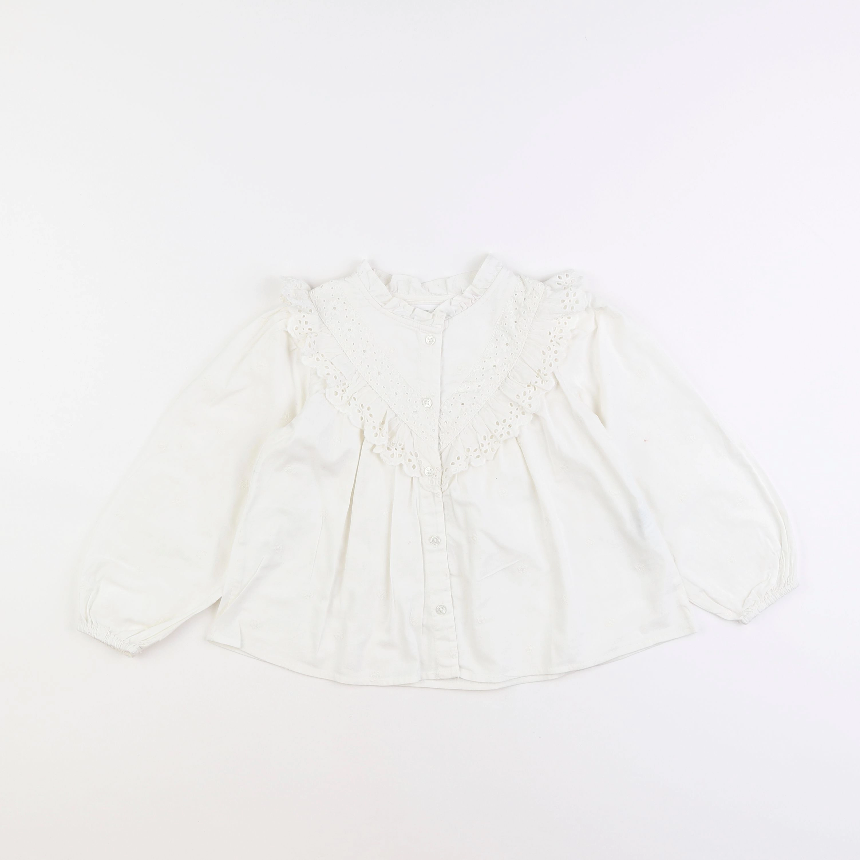 Zara - blouse blanc - 3/4 ans