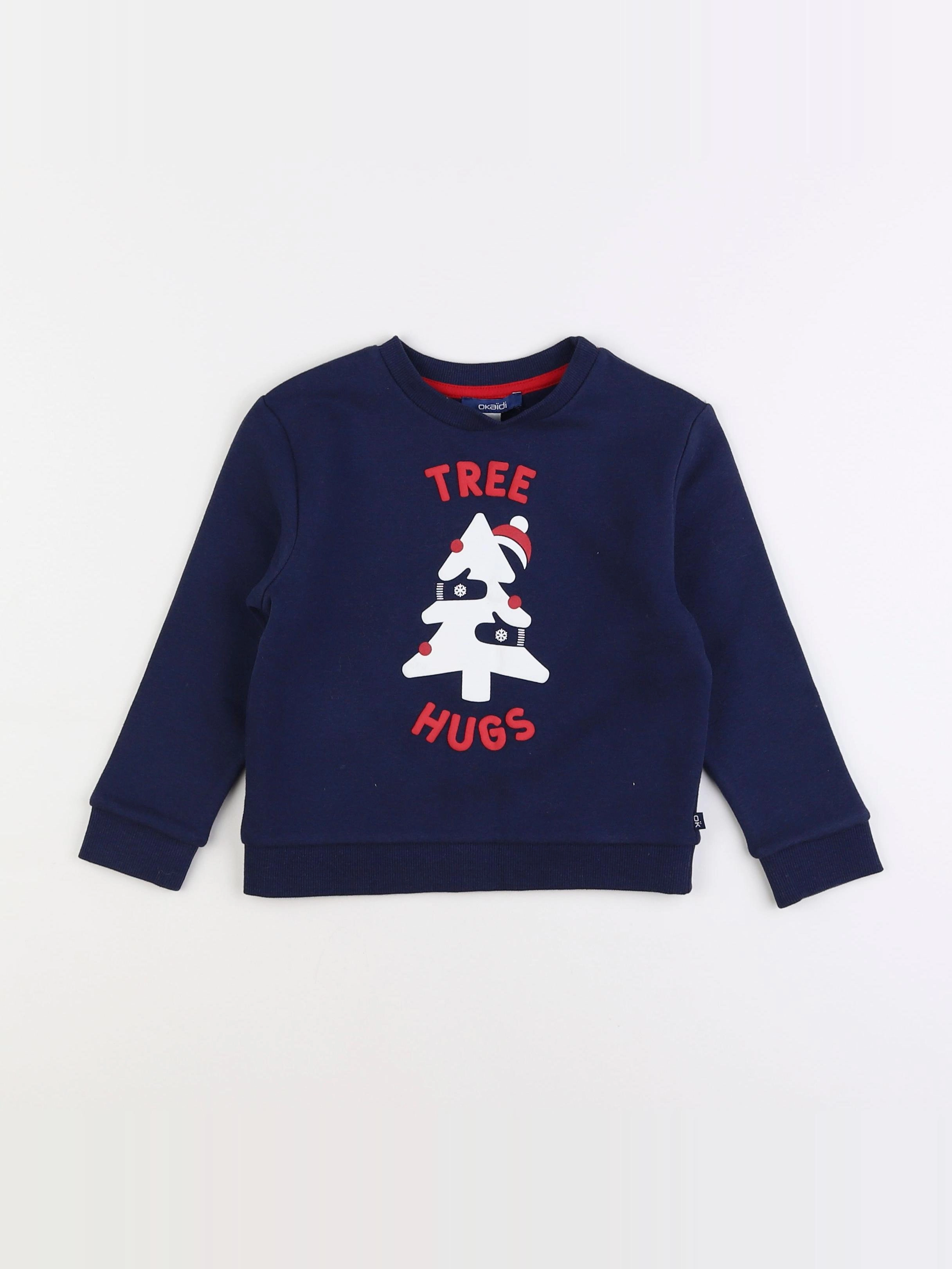 Okaidi - sweat bleu - 3 ans