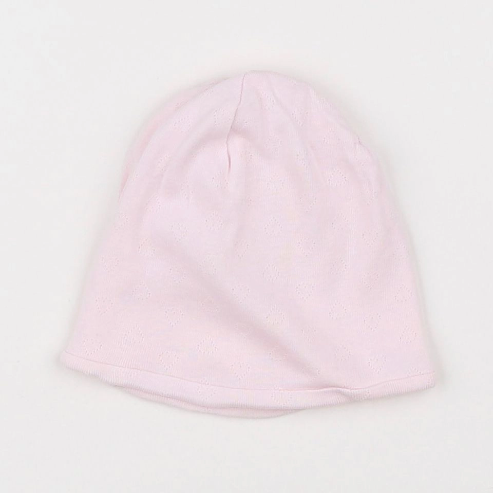 Absorba - bonnet de naissance rose - 1 mois