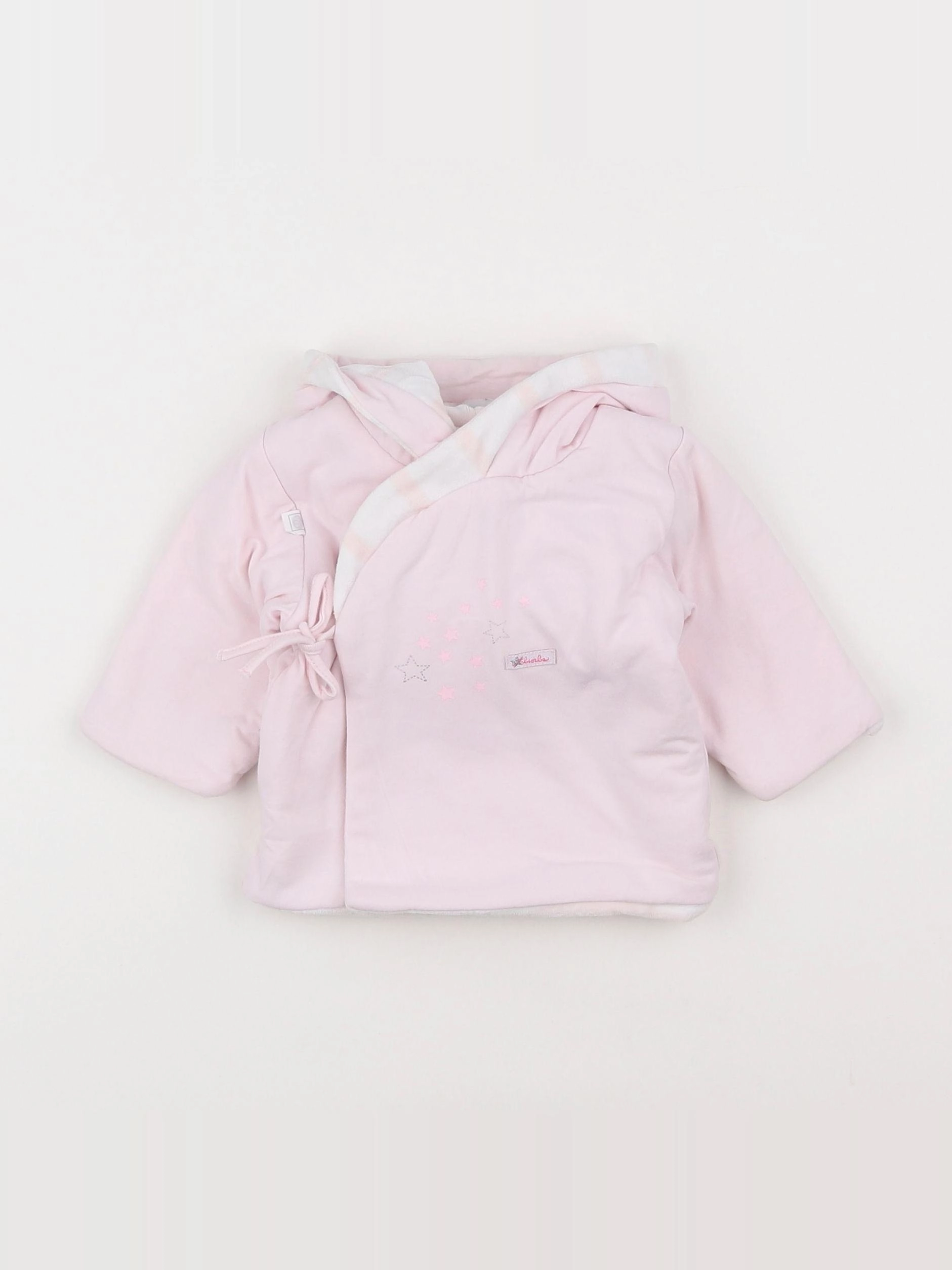Absorba - veste doublé rose - 1 mois