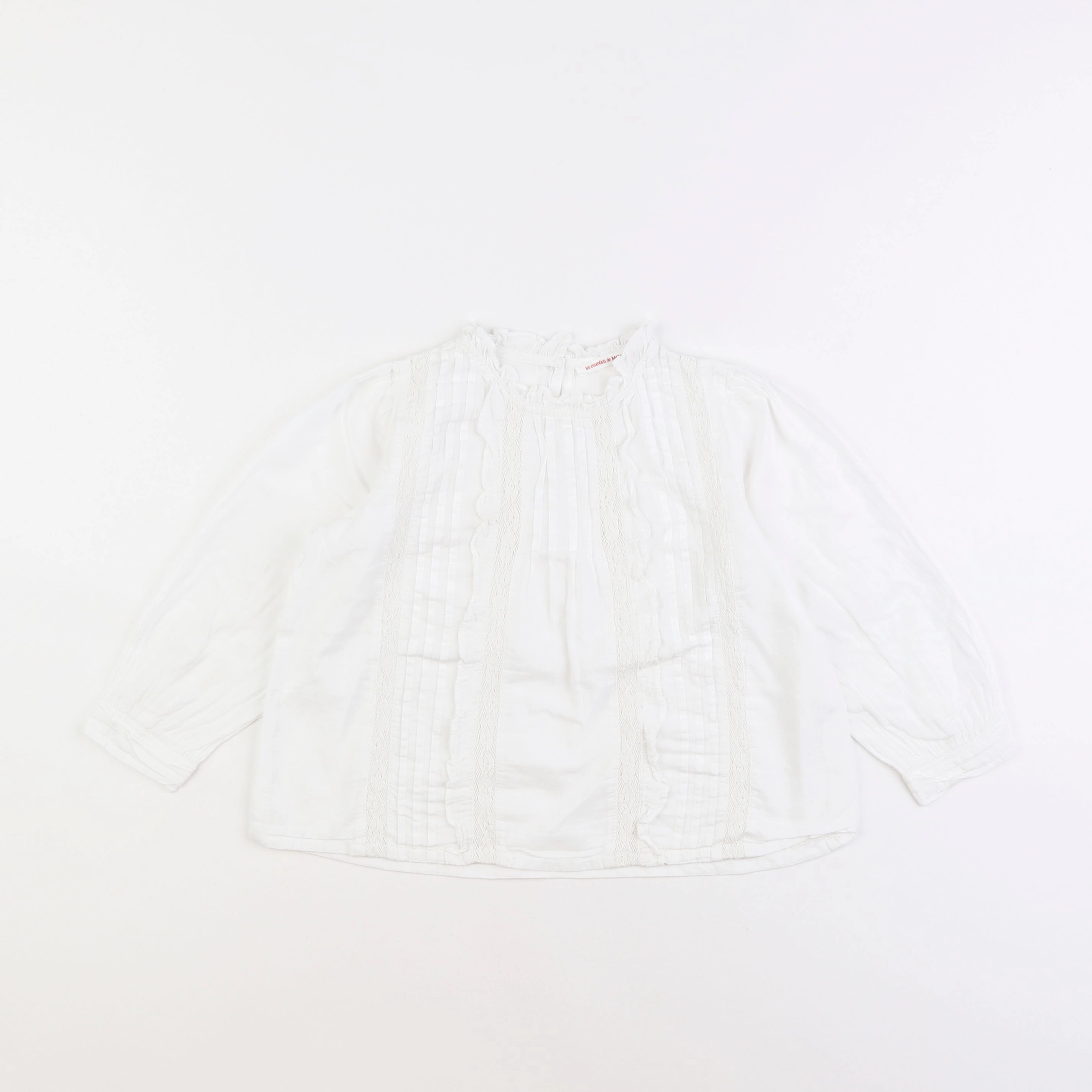 Monoprix - blouse blanc - 4 ans