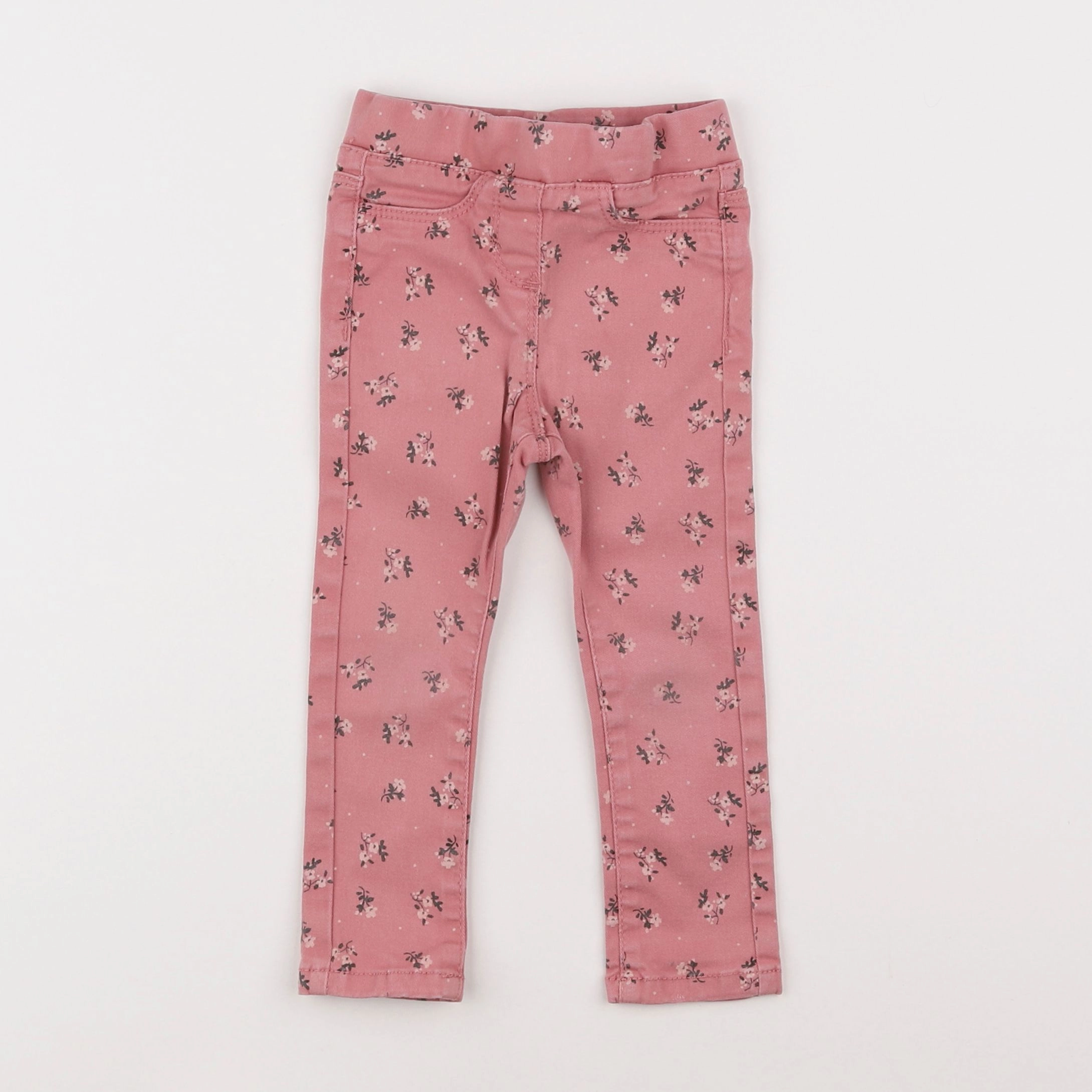 Vertbaudet - jegging rose - 2 ans