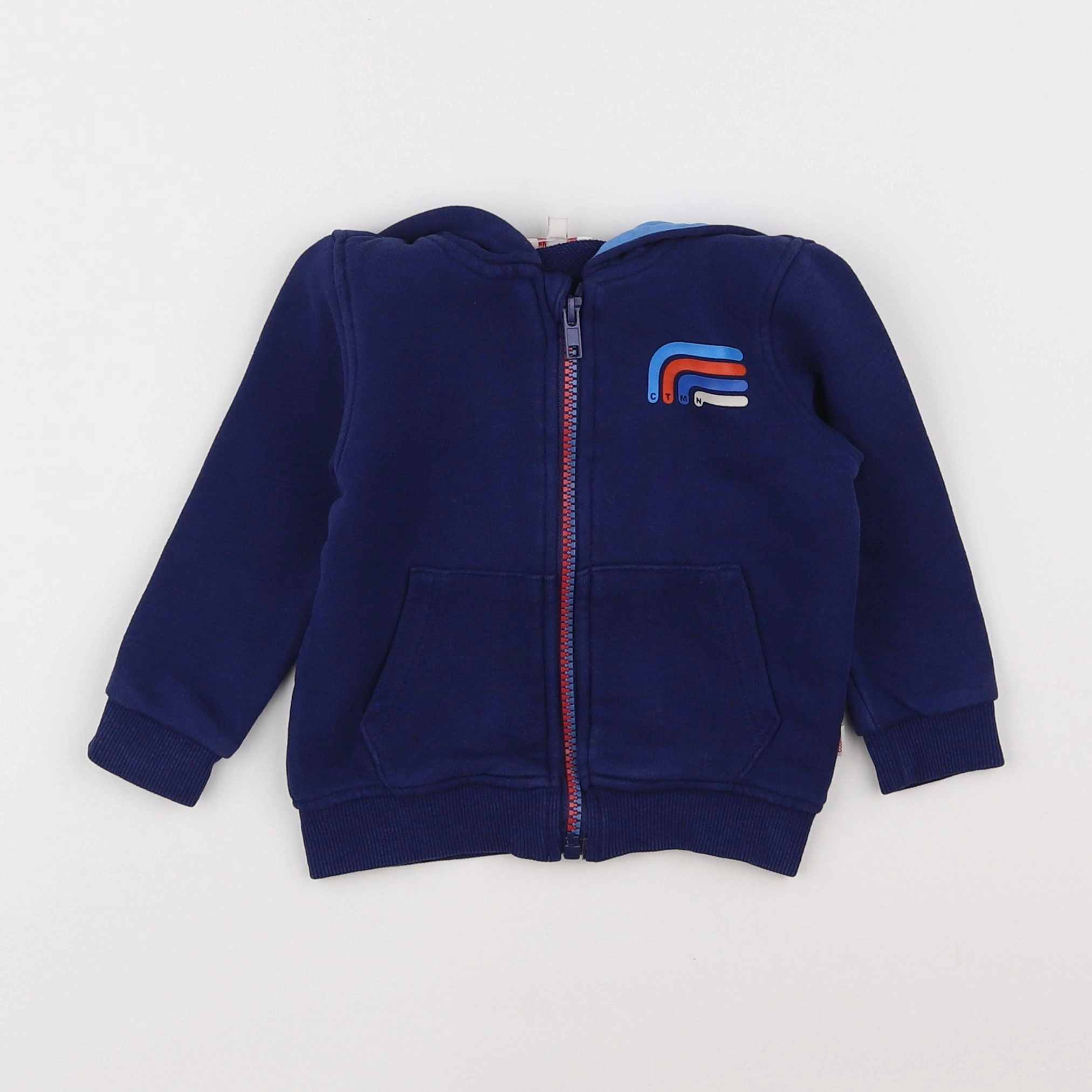 Catimini - sweat bleu - 12 mois