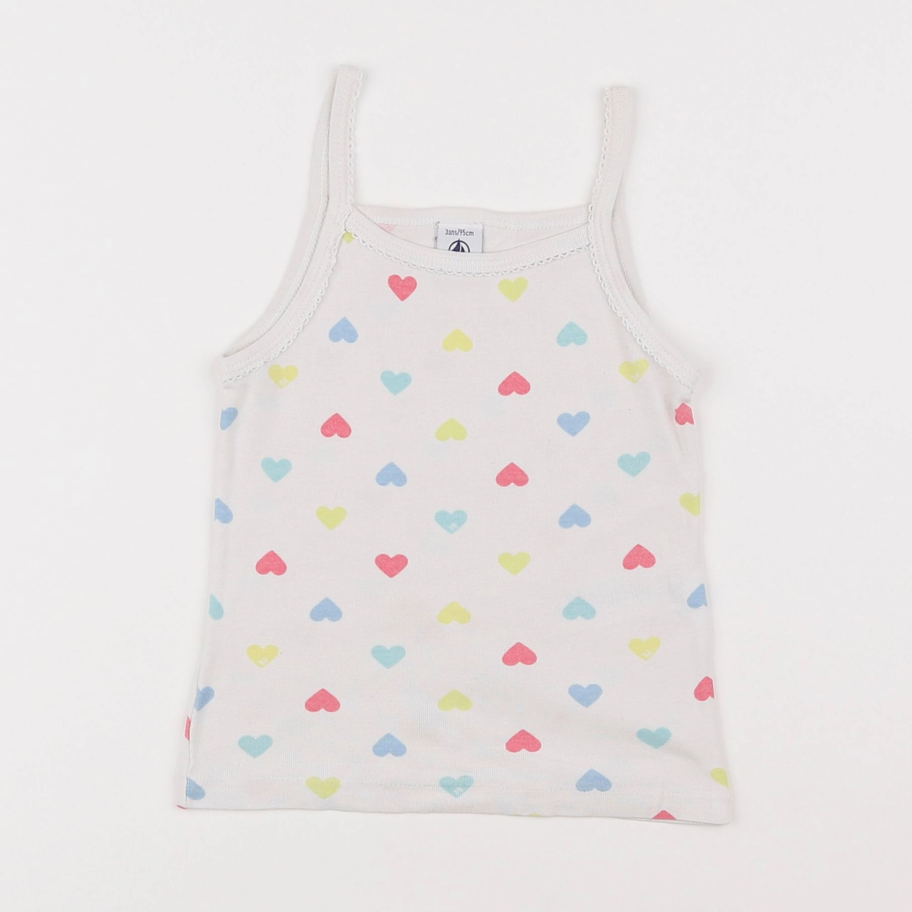 Petit Bateau - maillot de corps multicolore - 3 ans