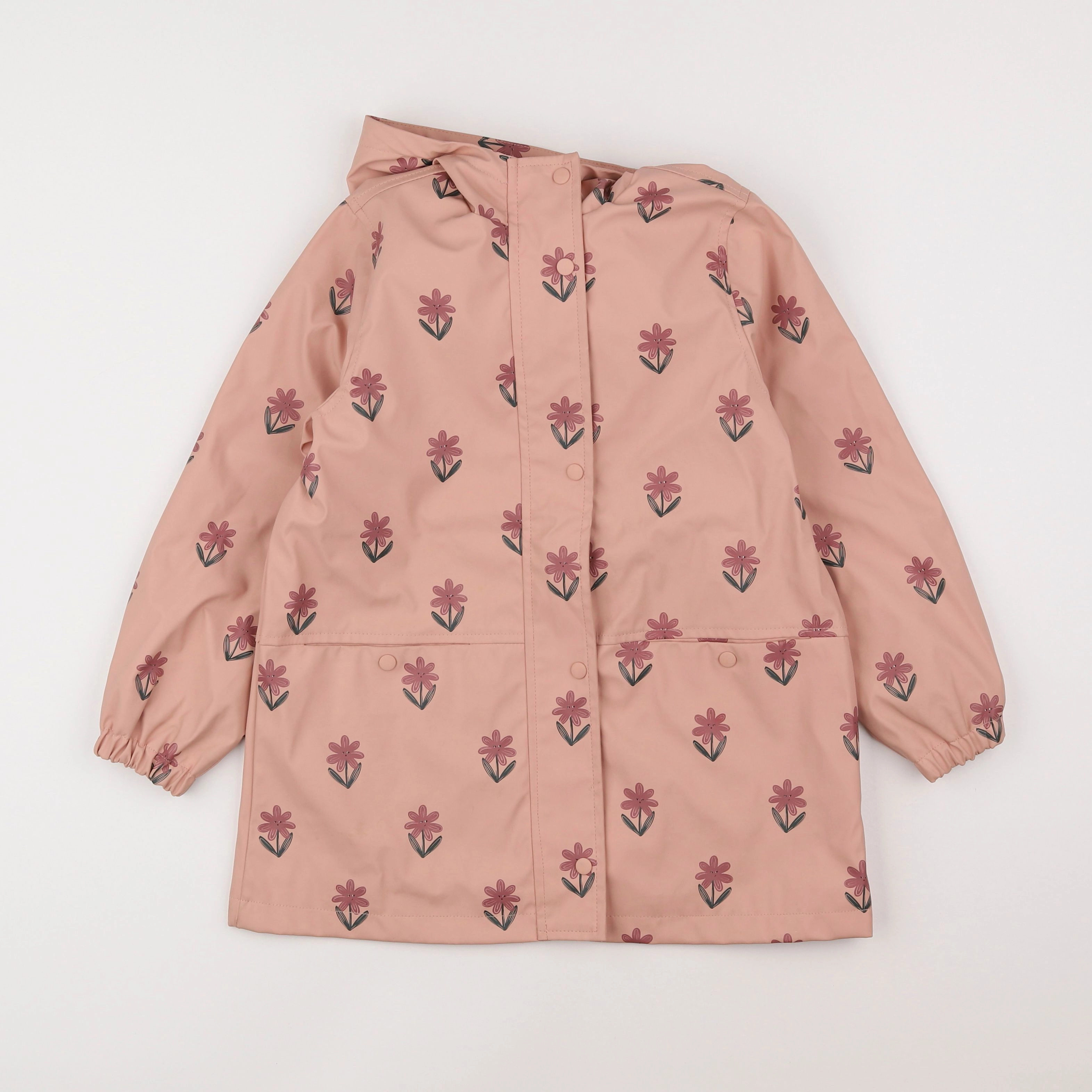 Vertbaudet - imperméable rose - 8 ans