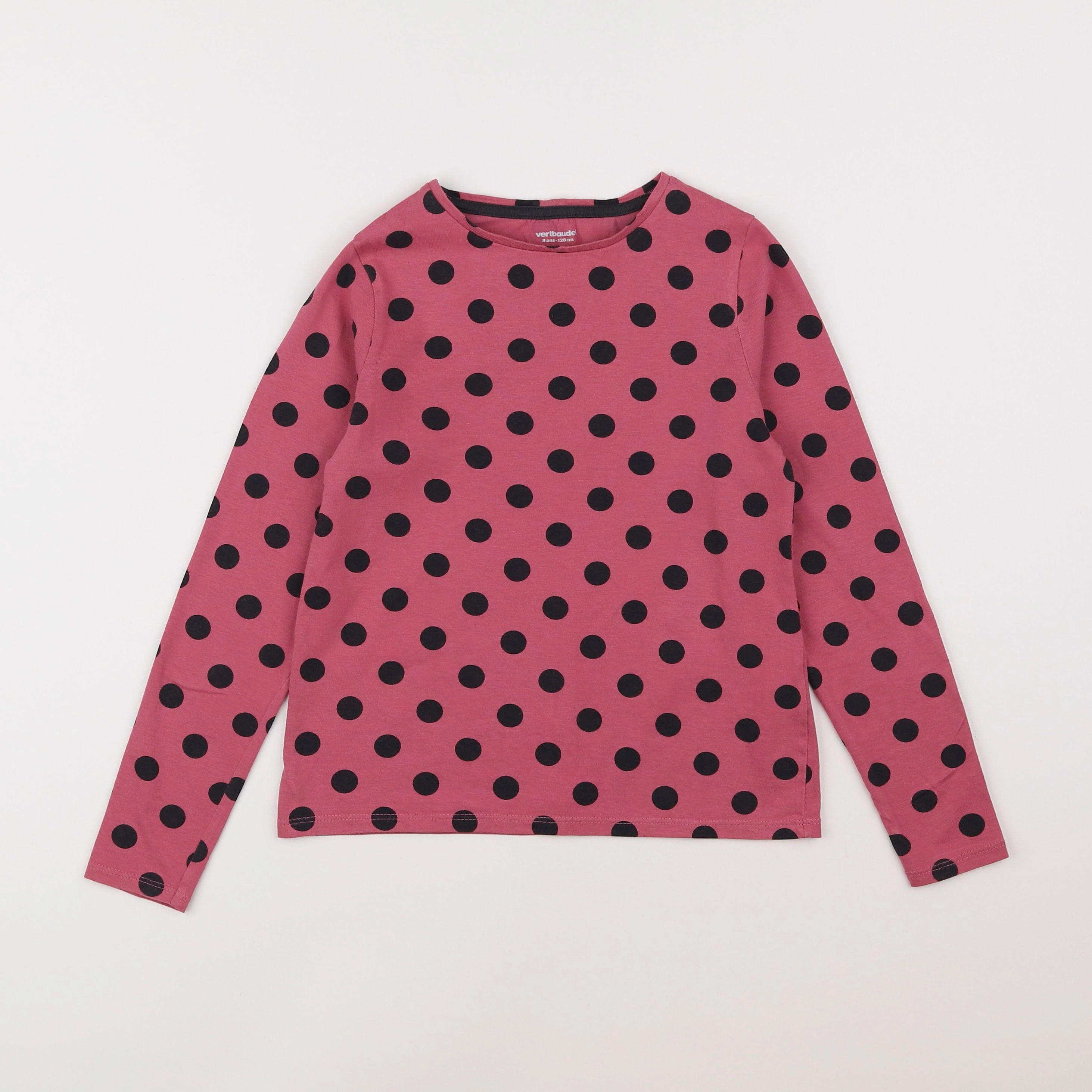 Vertbaudet - tee-shirt rose - 8 ans