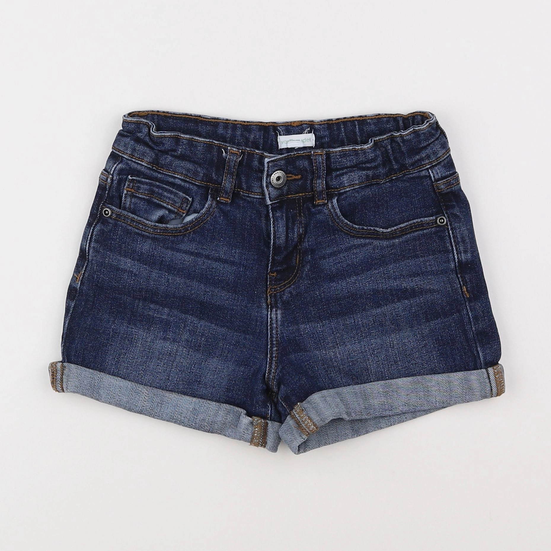 Vertbaudet - short bleu - 8 ans