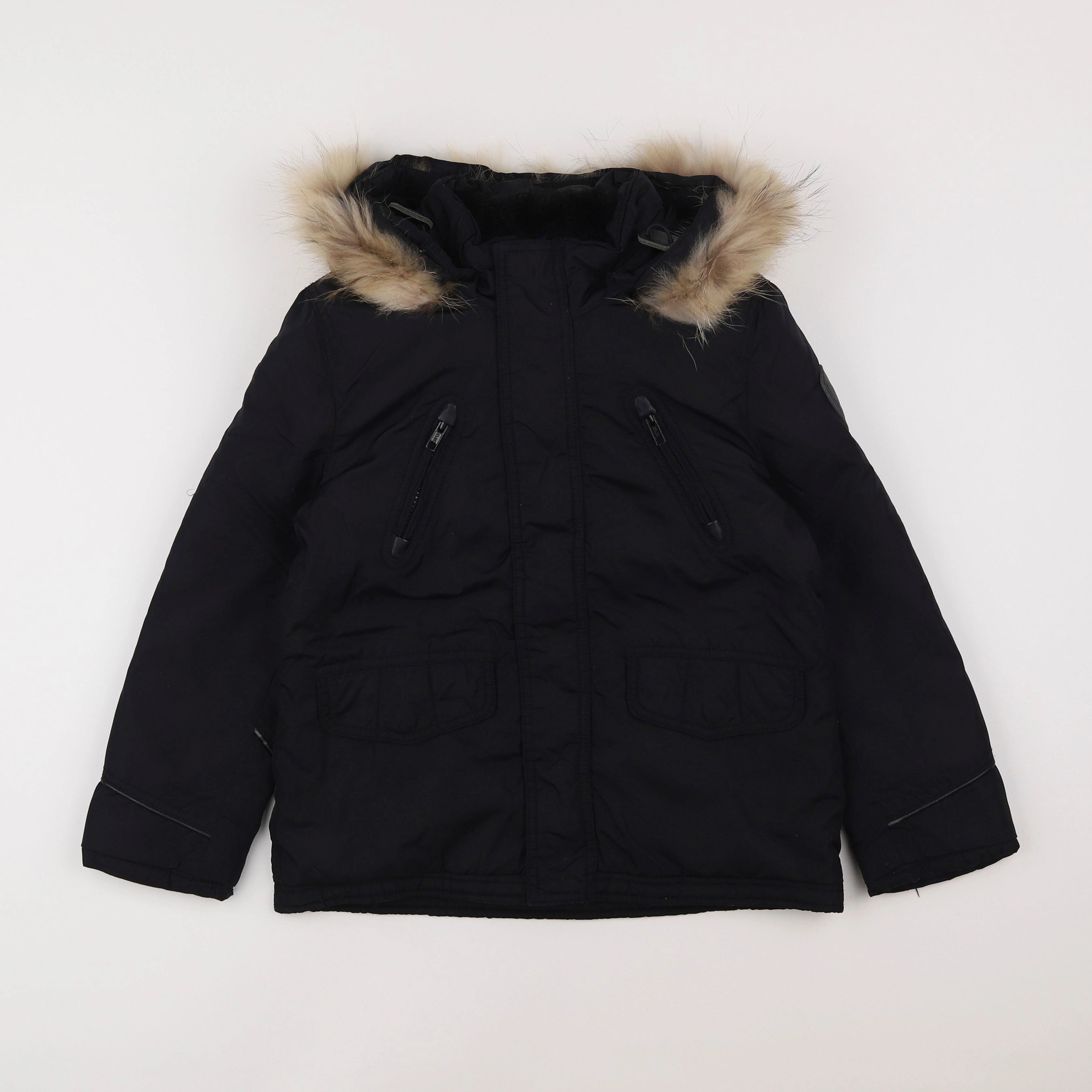 IKKS - parka noir - 8 ans