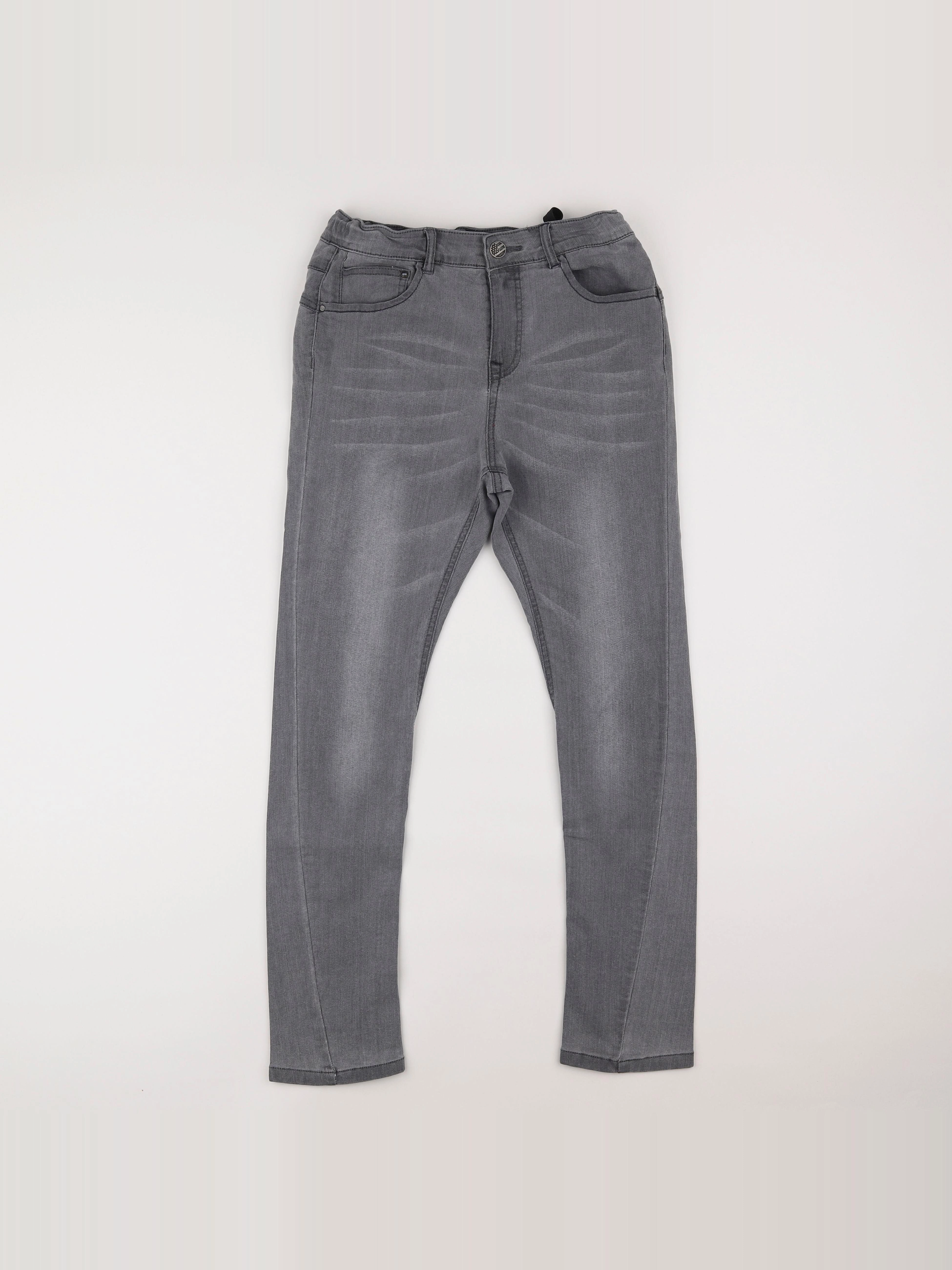 IKKS - jean gris - 12 ans