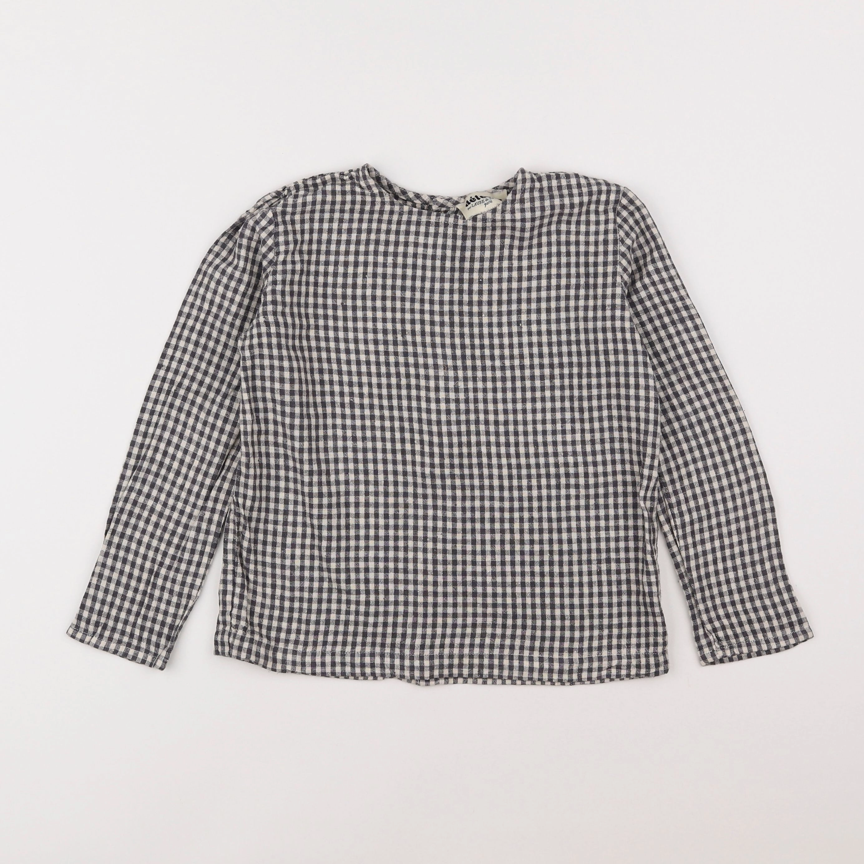 Détours par Laure de Sagazan - blouse blanc, noir - 6 ans