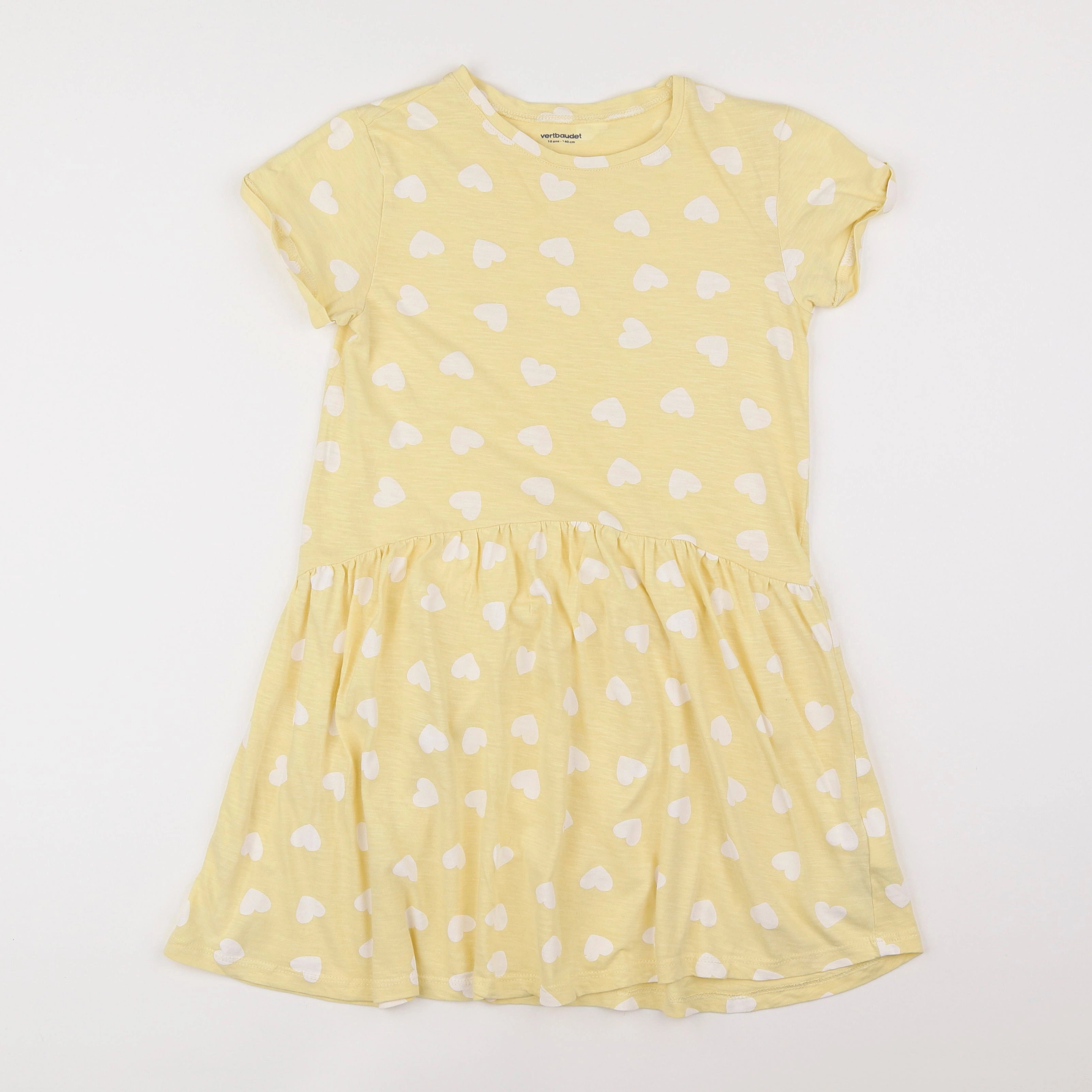 Vertbaudet - robe jaune - 10 ans