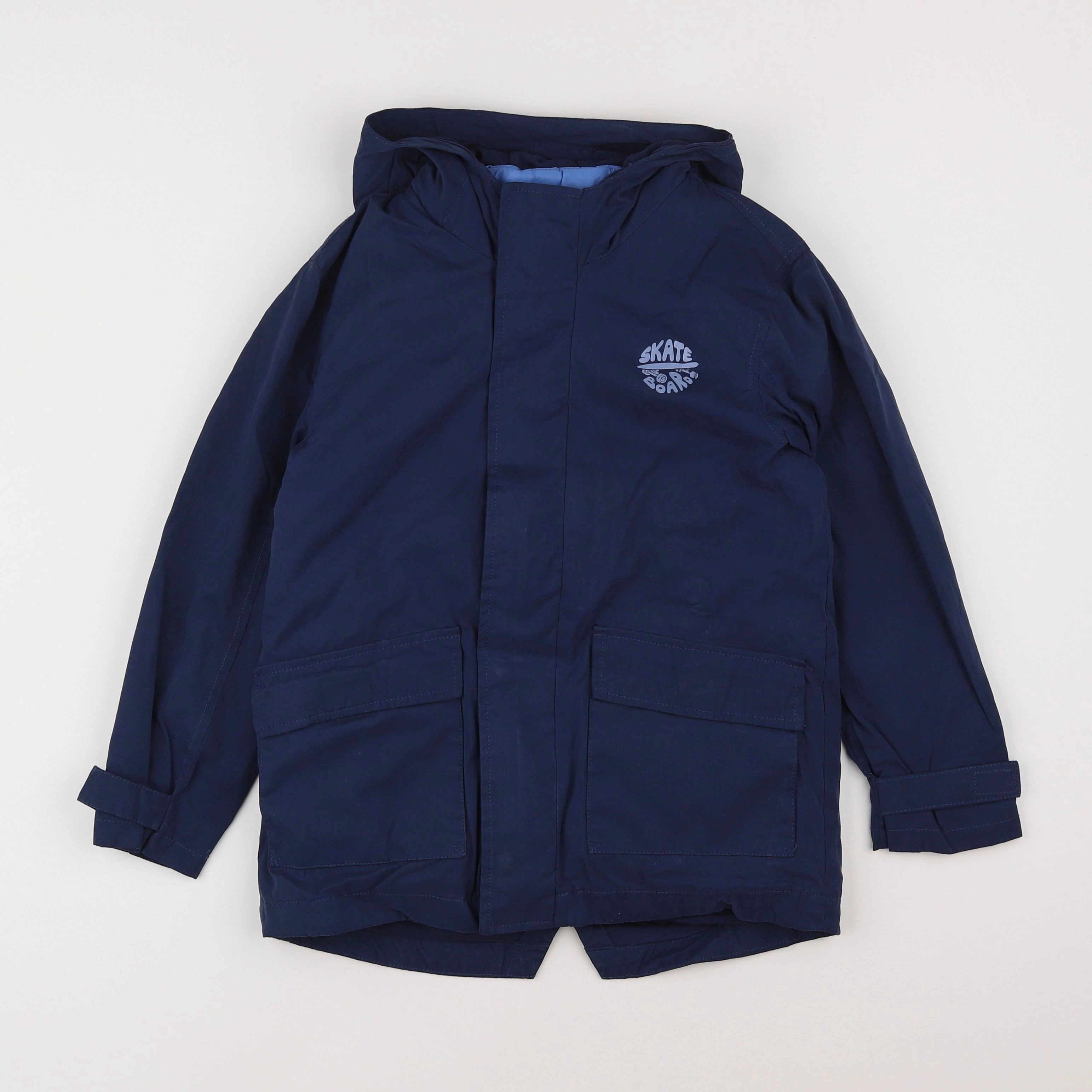 Vertbaudet - imperméable bleu - 8 ans