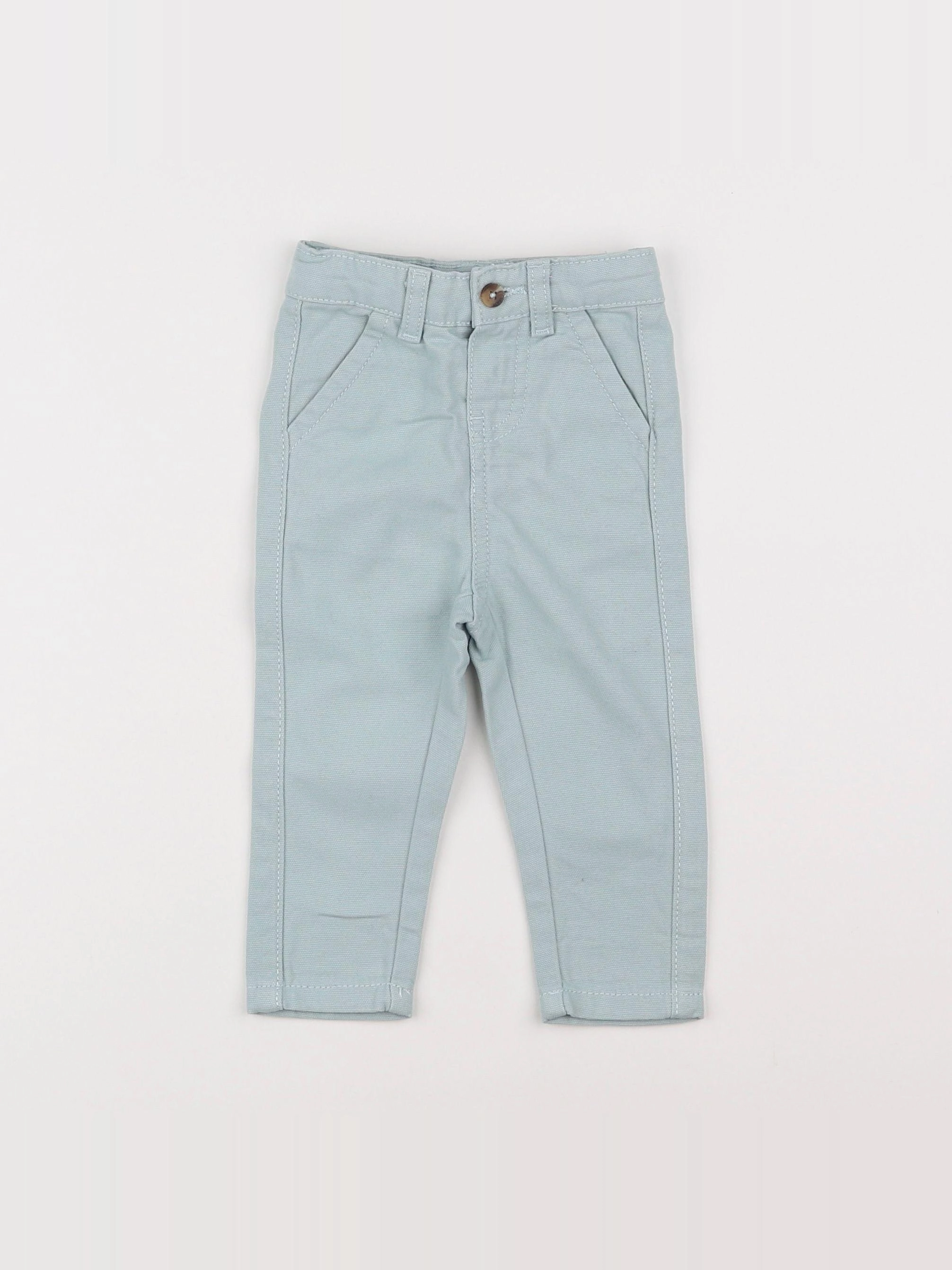 Vertbaudet - pantalon vert - 3 mois