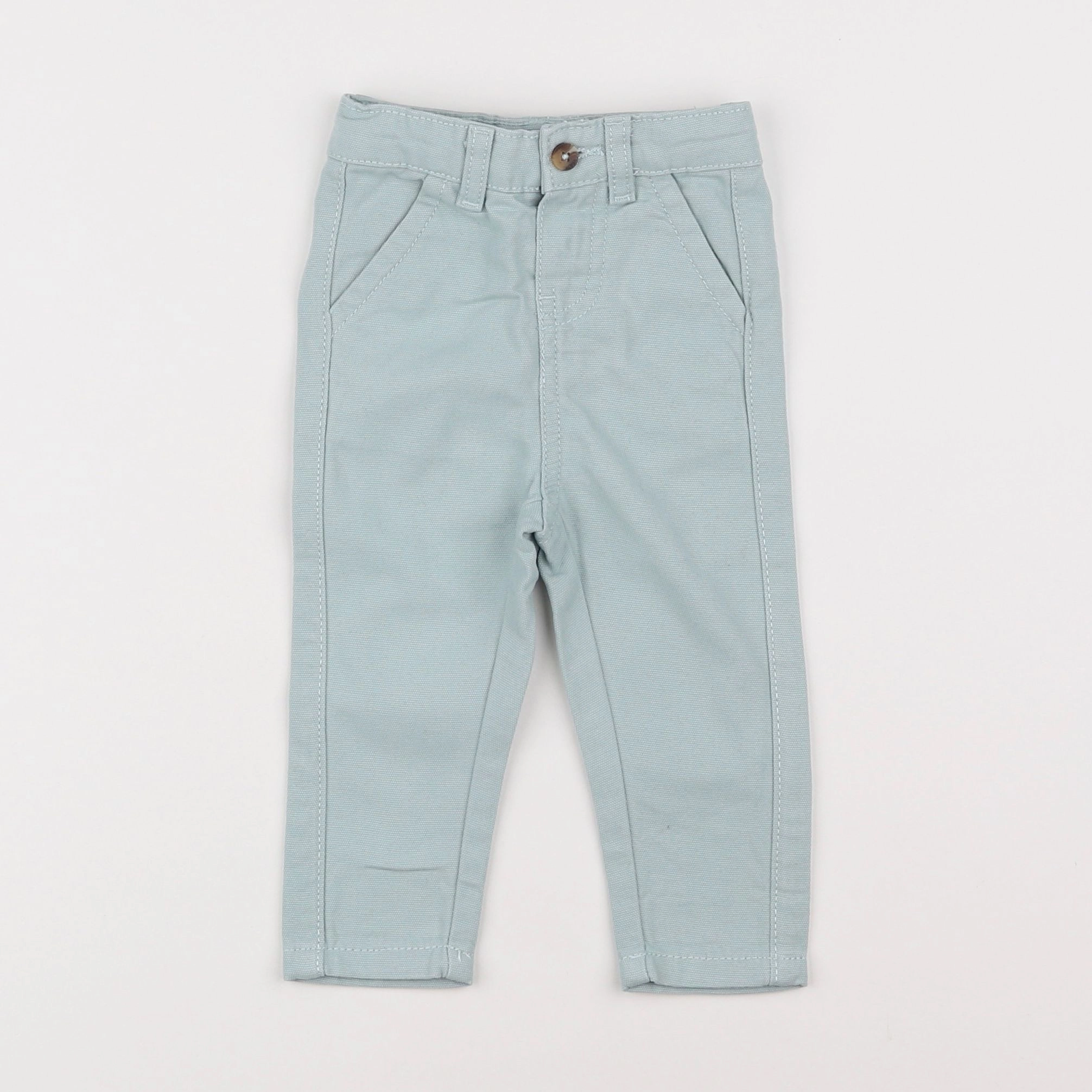 Vertbaudet - pantalon vert - 3 mois