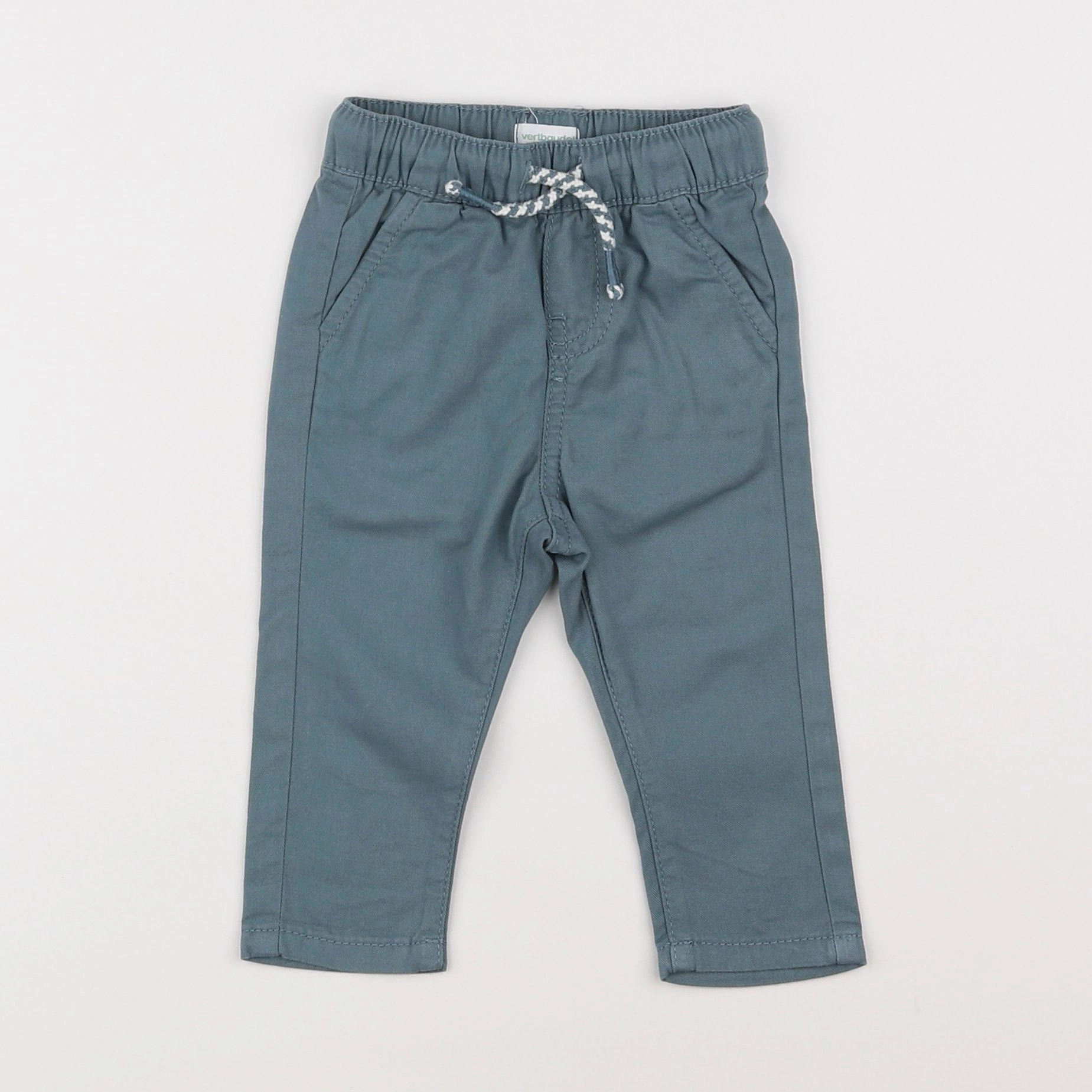 Vertbaudet - pantalon vert - 3 mois