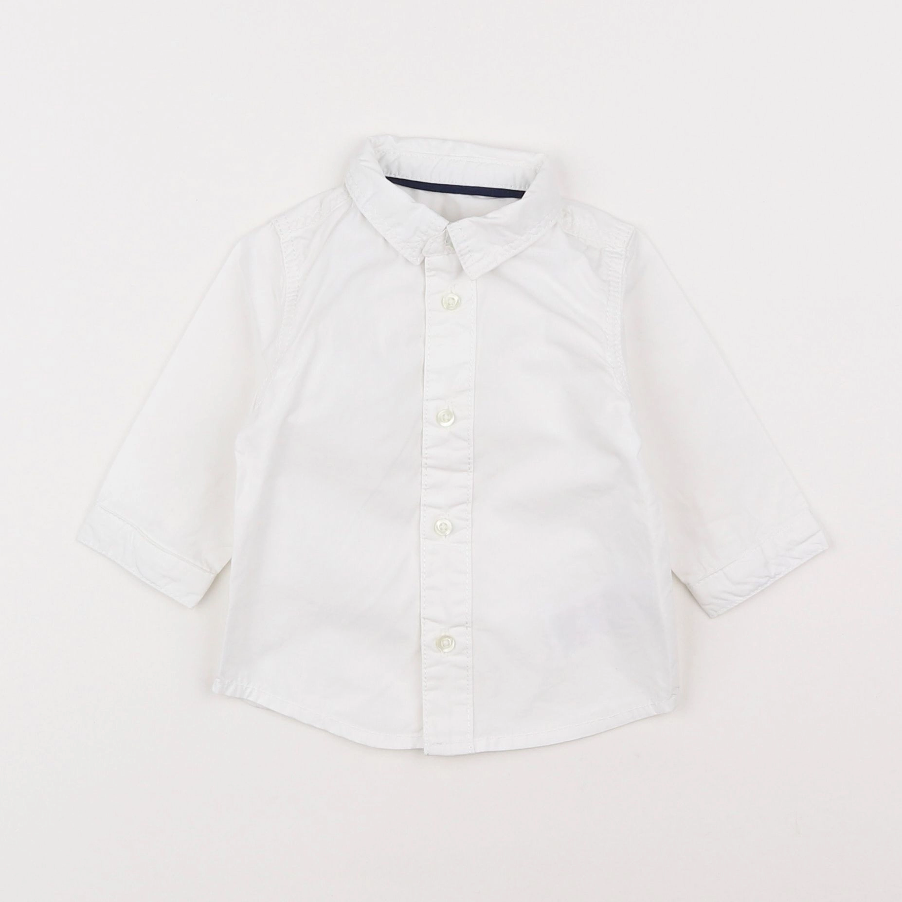 Vertbaudet - chemise blanc - 3 mois