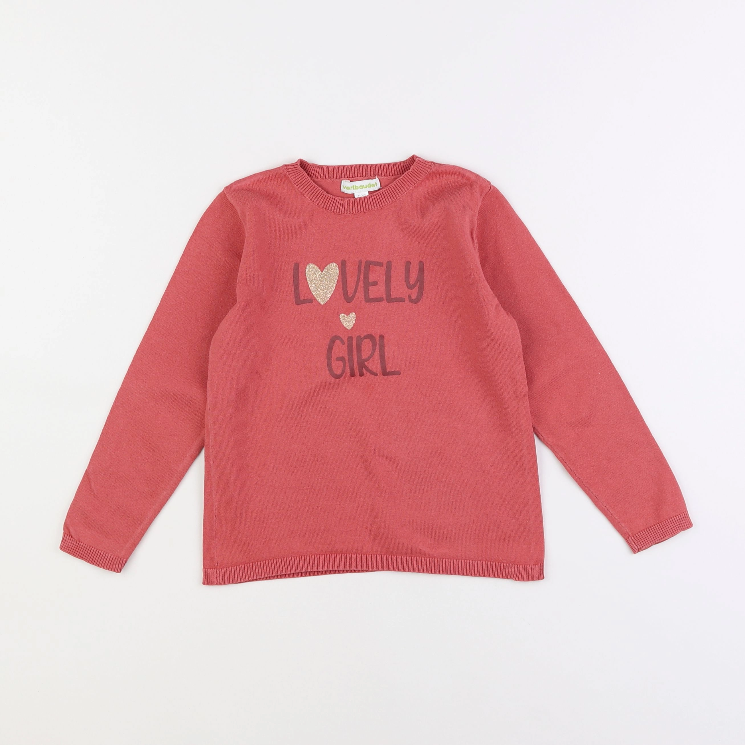 Vertbaudet - pull rose - 5 ans