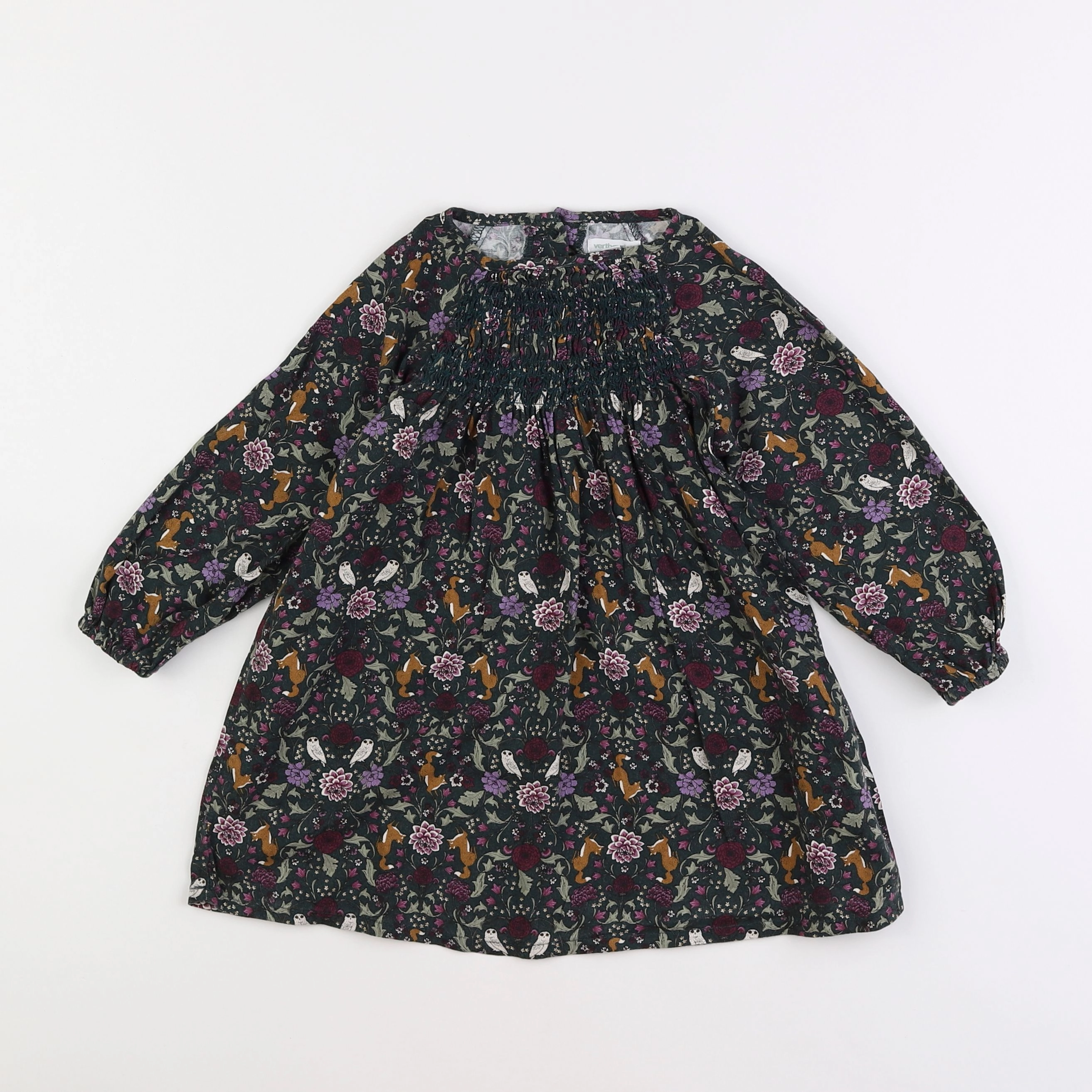 Vertbaudet - robe multicolore - 3 ans
