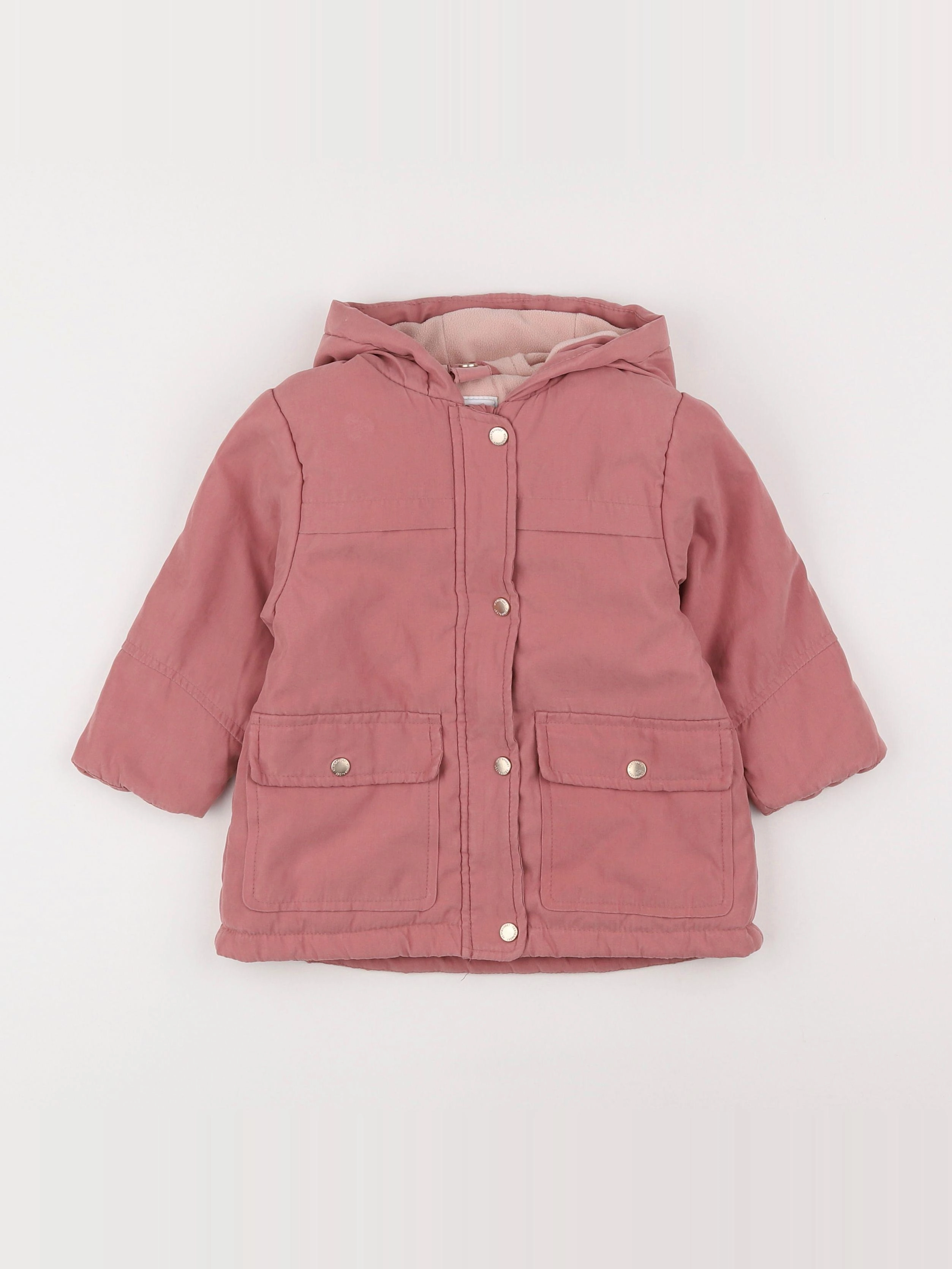 Vertbaudet - parka rose - 18 mois