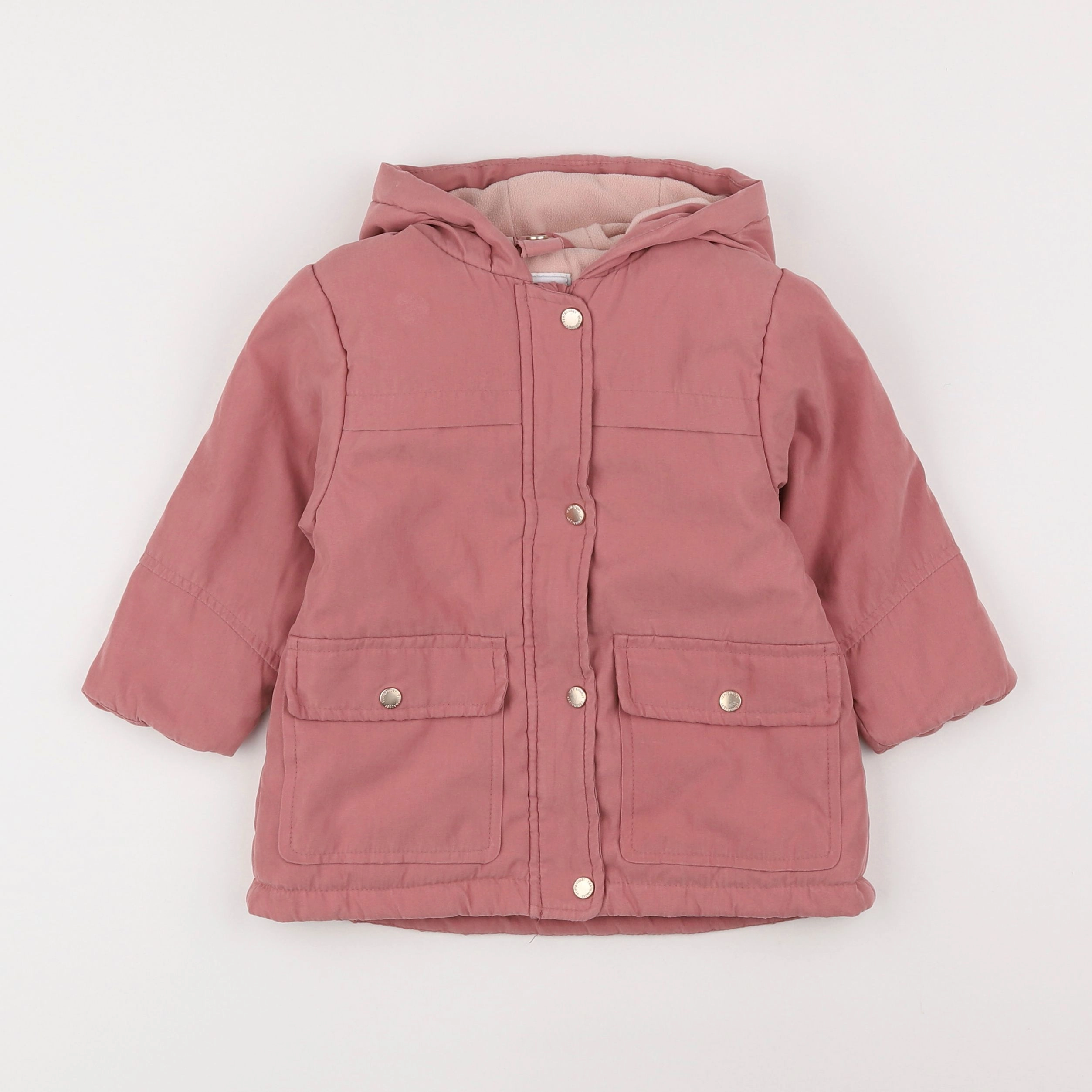 Vertbaudet - parka rose - 18 mois