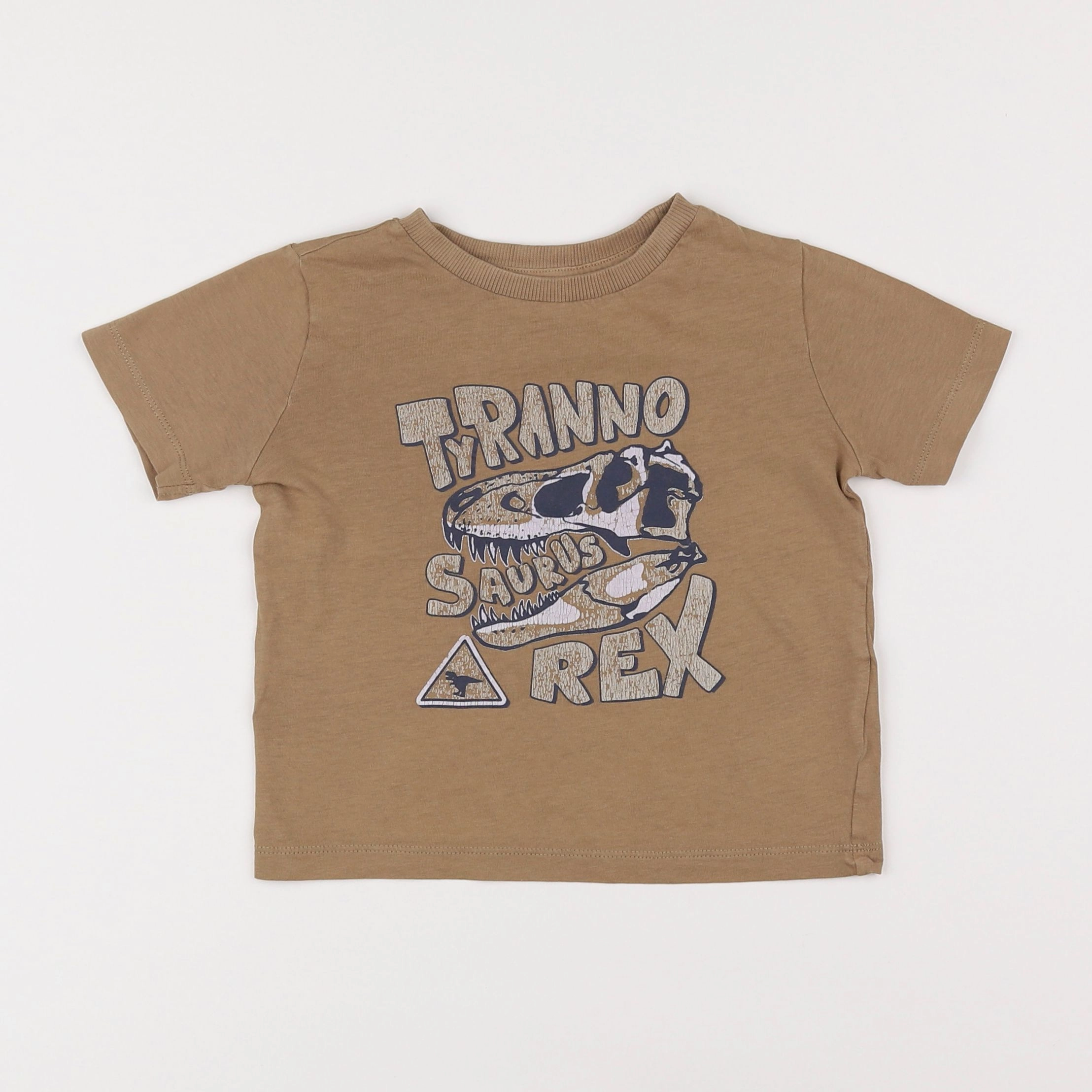 Vertbaudet - tee-shirt marron - 3 ans
