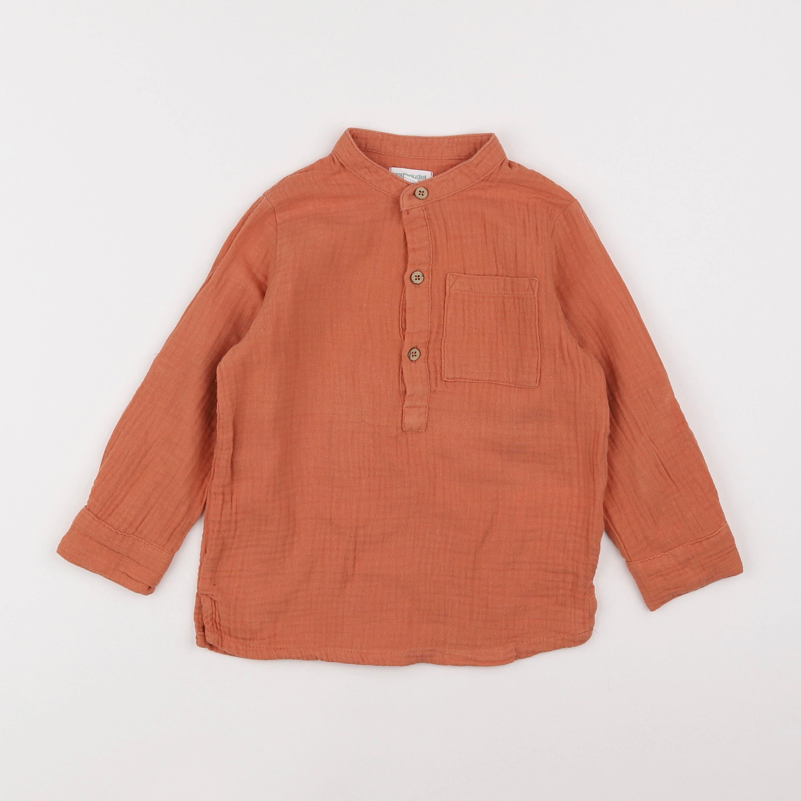 Vertbaudet - blouse marron - 4 ans