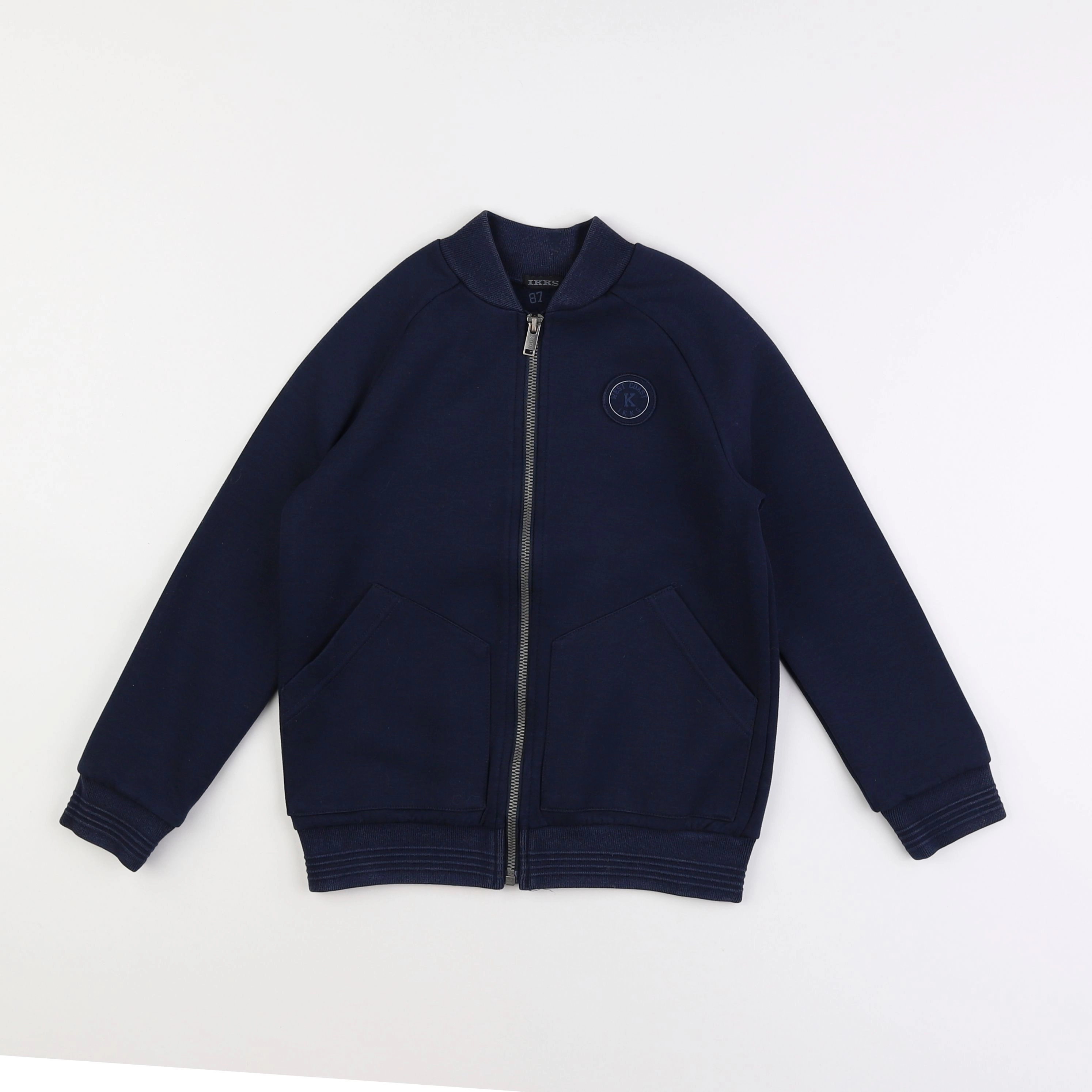 IKKS - sweat bleu - 8 ans