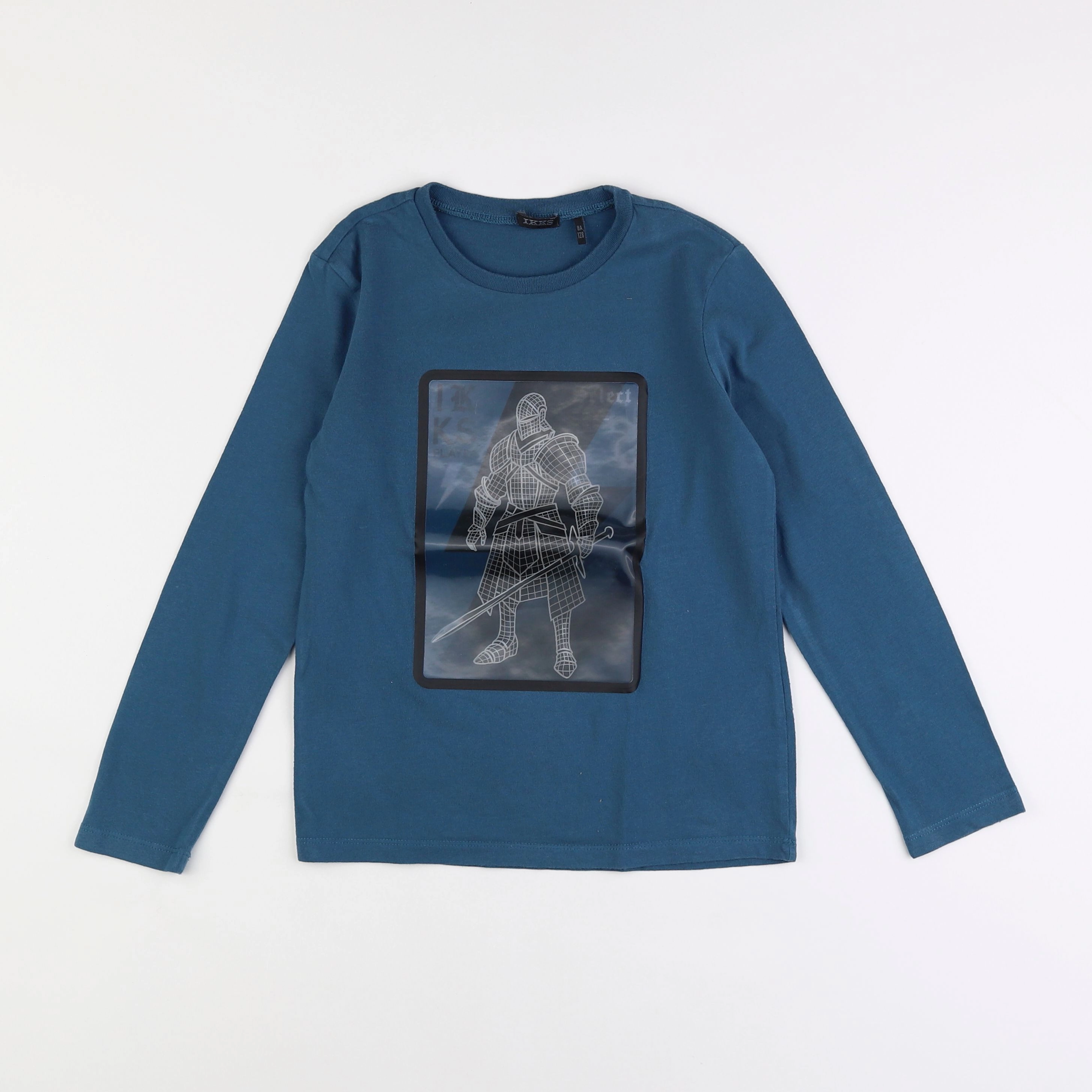 IKKS - tee-shirt bleu - 8 ans