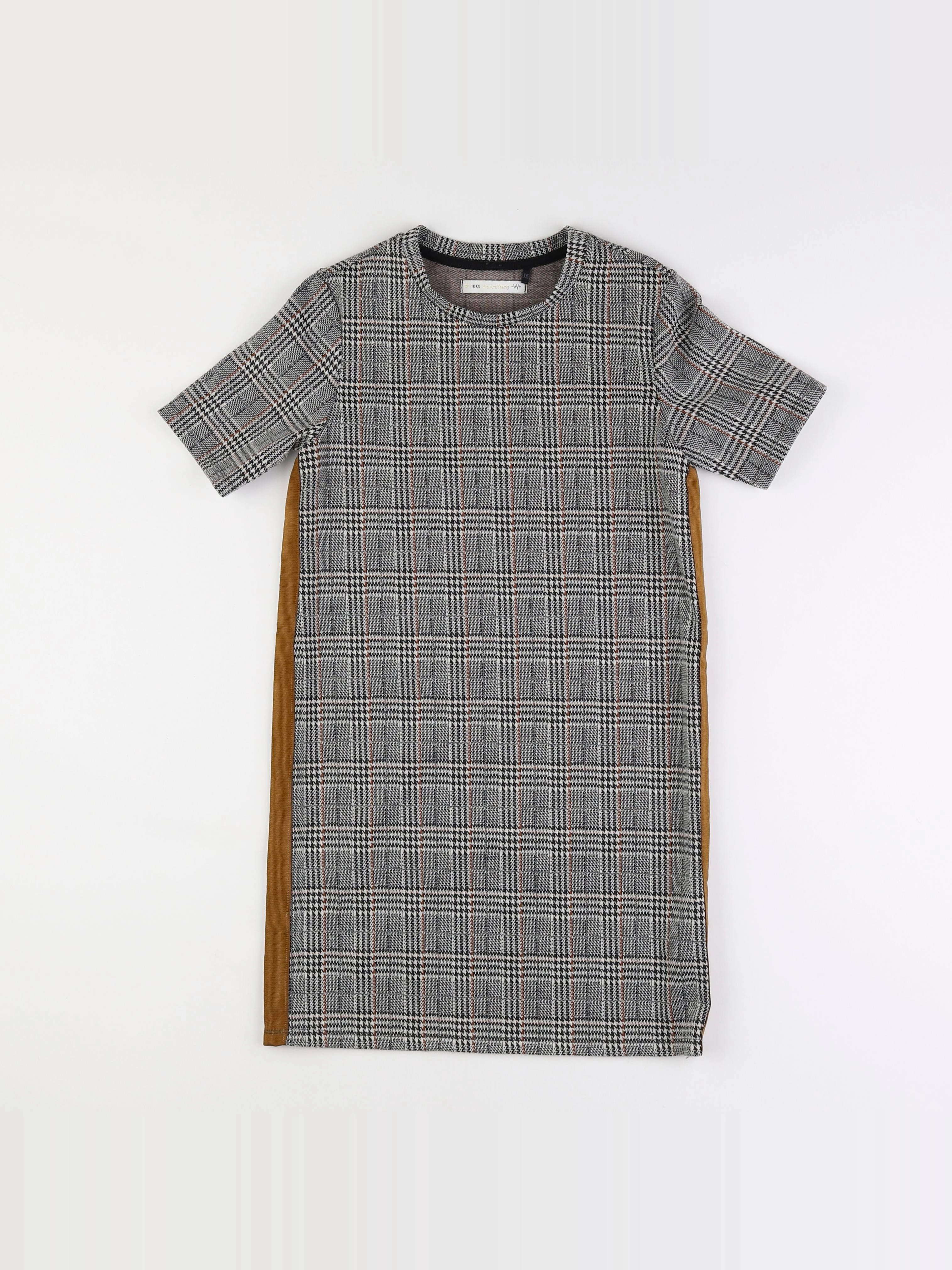 IKKS - robe gris - 10 ans