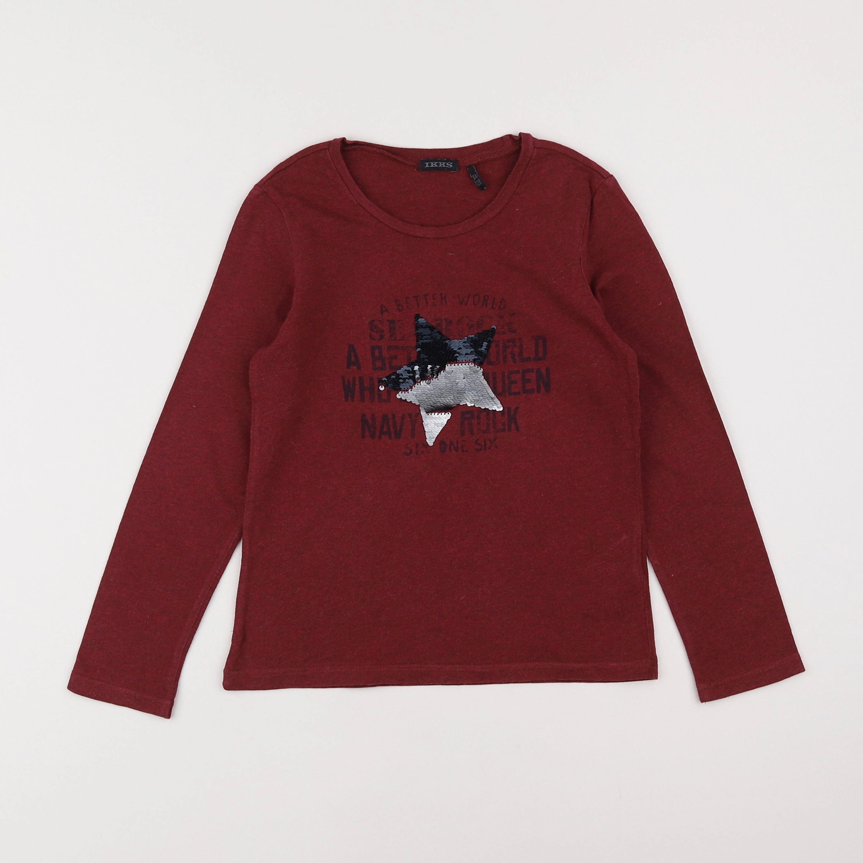 IKKS - tee-shirt rouge - 8 ans